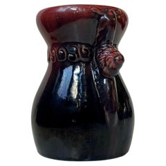 Vaso Art Nouveau smaltato con lumache di Daniel Andersen per Michael Andersen