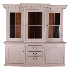 Glazed Breakfront Kitchen Cabinet