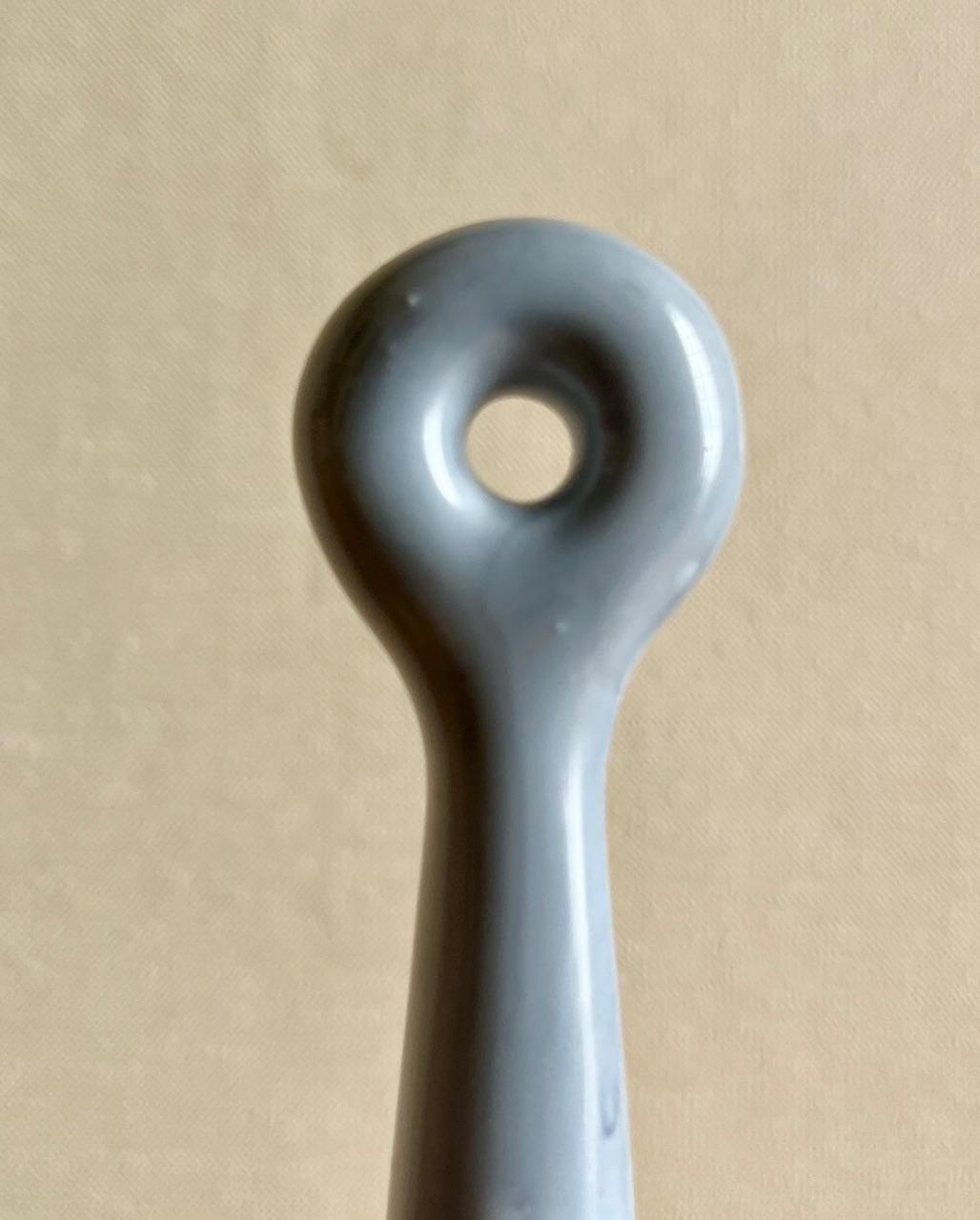Mid-20th Century Glazed ceramic bottle or flask, Roger Capron, Vallauris. 1960 For Sale