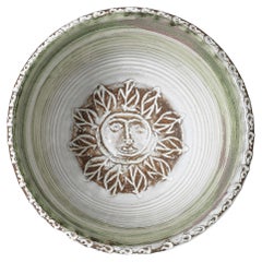 Glazed Ceramic Bowl by Albert Thiry, France, c. 1970