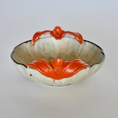 Glazed ceramic bowl by Anna-Lisa Thomson for Upsala-Ekeby. Sweden, 1940's