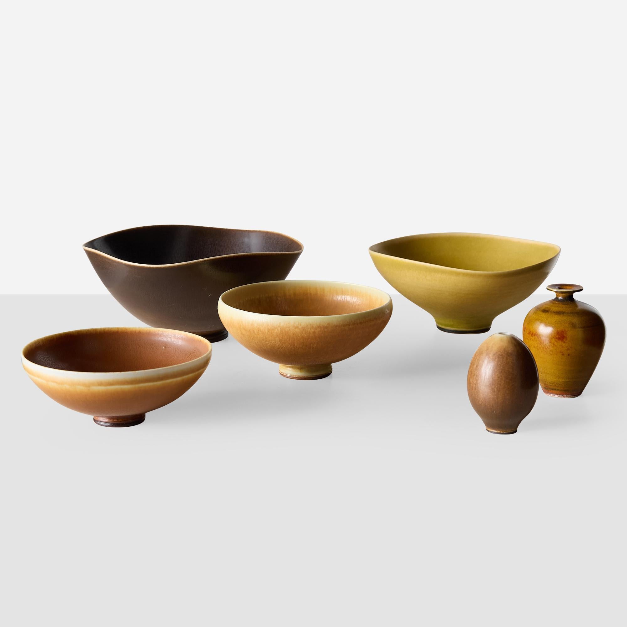 Svedese Ciotola in ceramica smaltata di Berndt Friberg in vendita