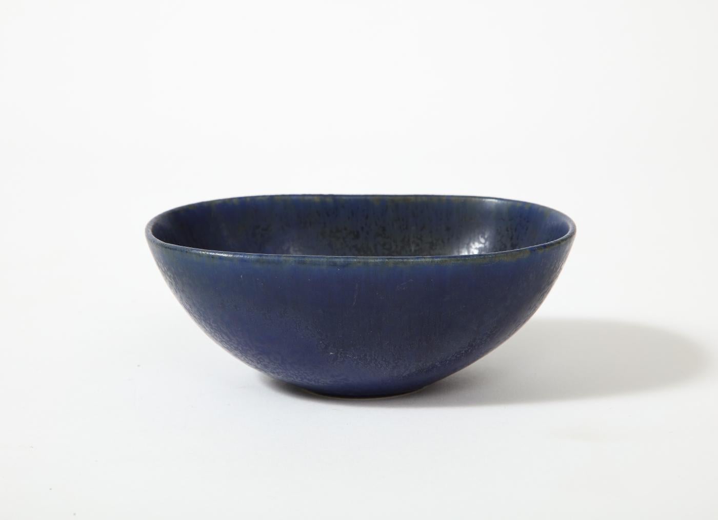 Glazed Ceramic Bowl by Carl-Harry Stalhane, c. 1950 For Sale 1