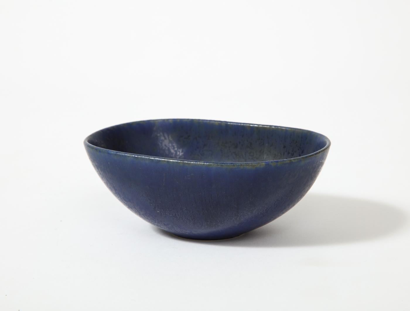 Glazed Ceramic Bowl by Carl-Harry Stalhane, c. 1950 For Sale 2