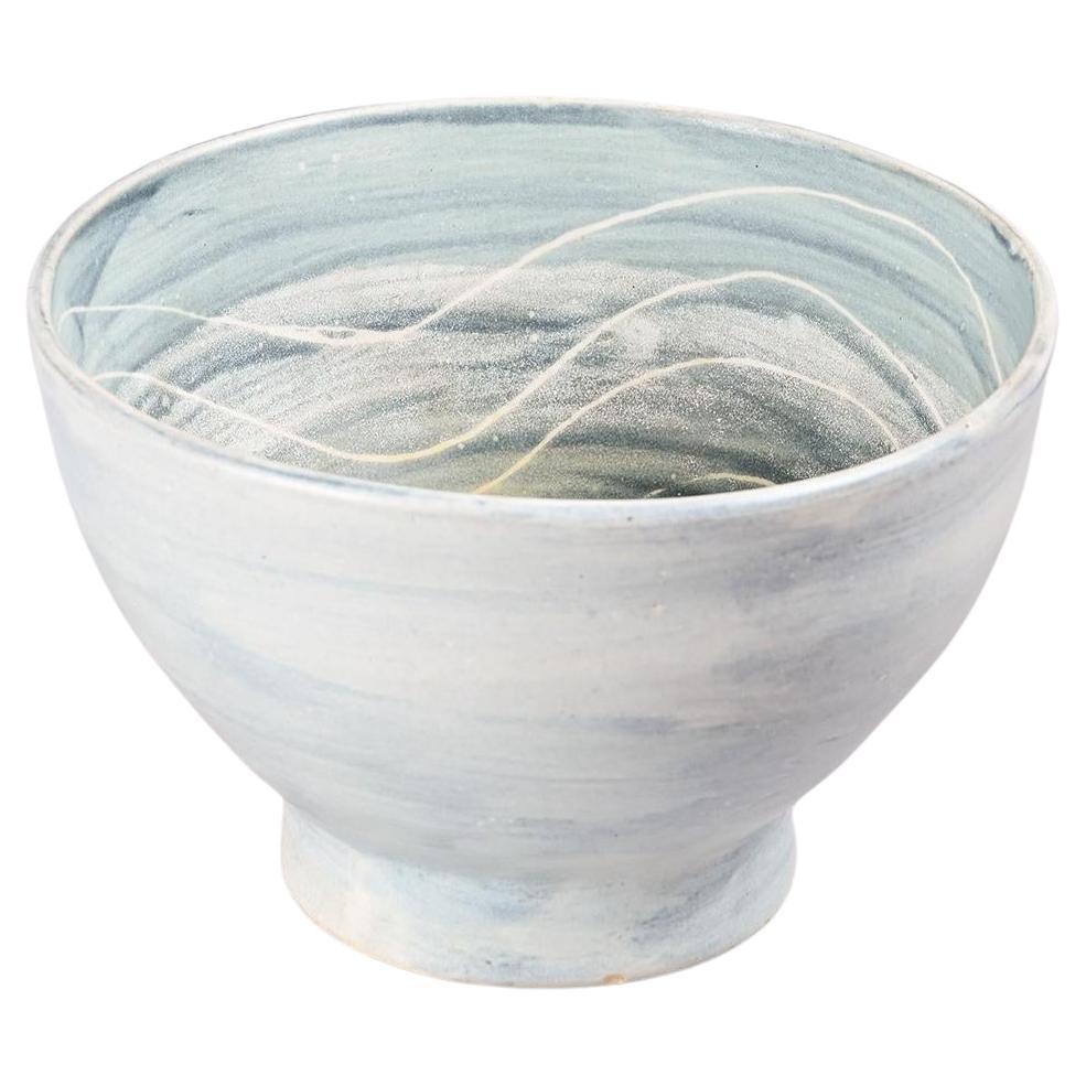 Glazed ceramic bowl by Marie Madeleine Jolly, France, circa 1960