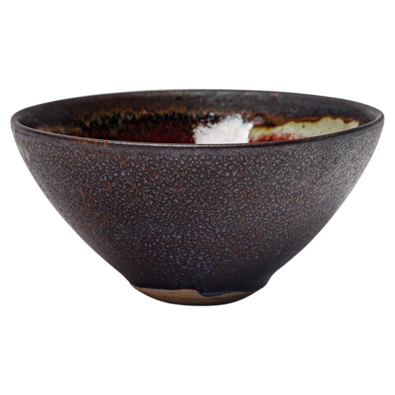 Glazed ceramic bowl by Paul Badié. For Sale