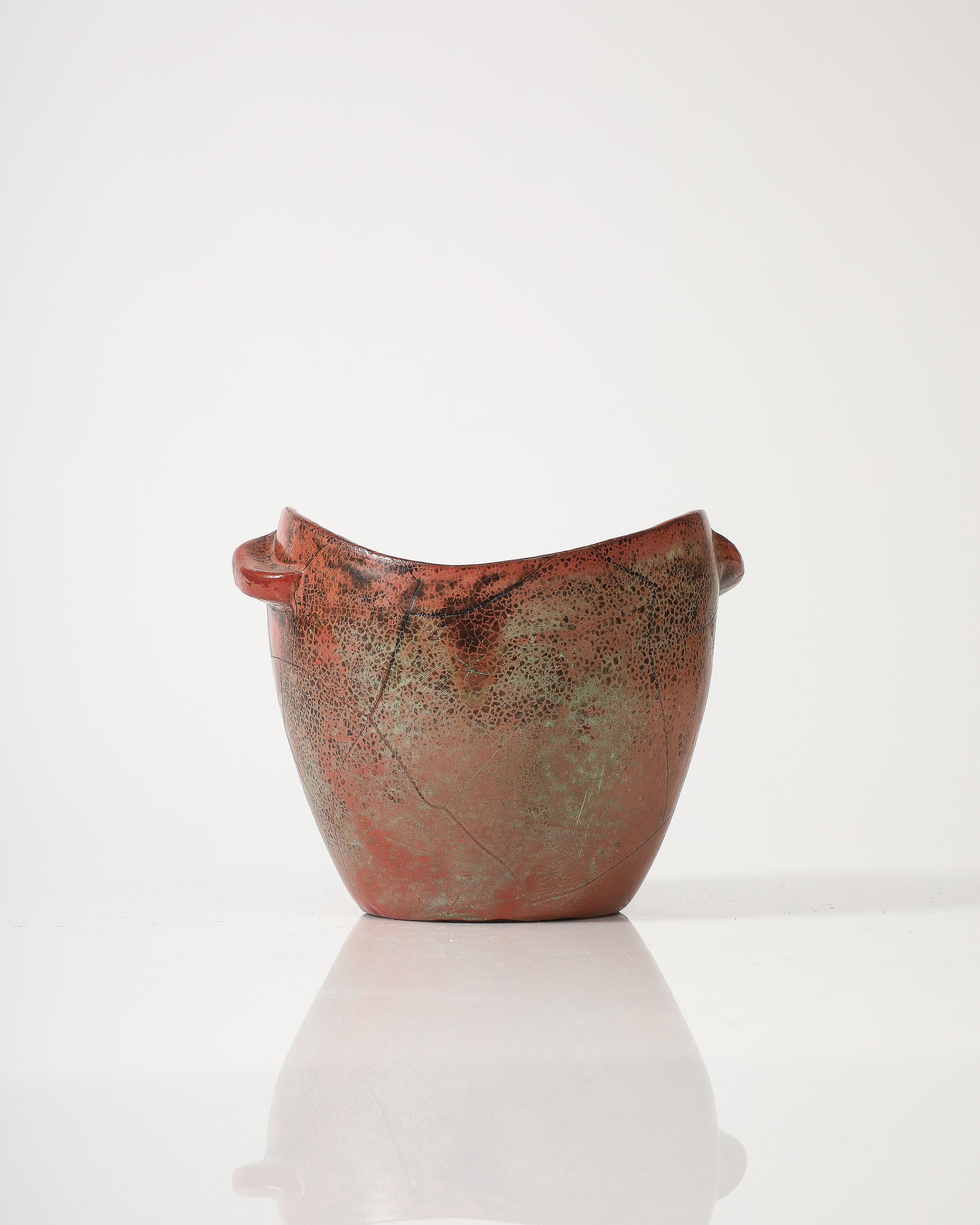 Small glazed ceramic bowl by Paul Dresler.