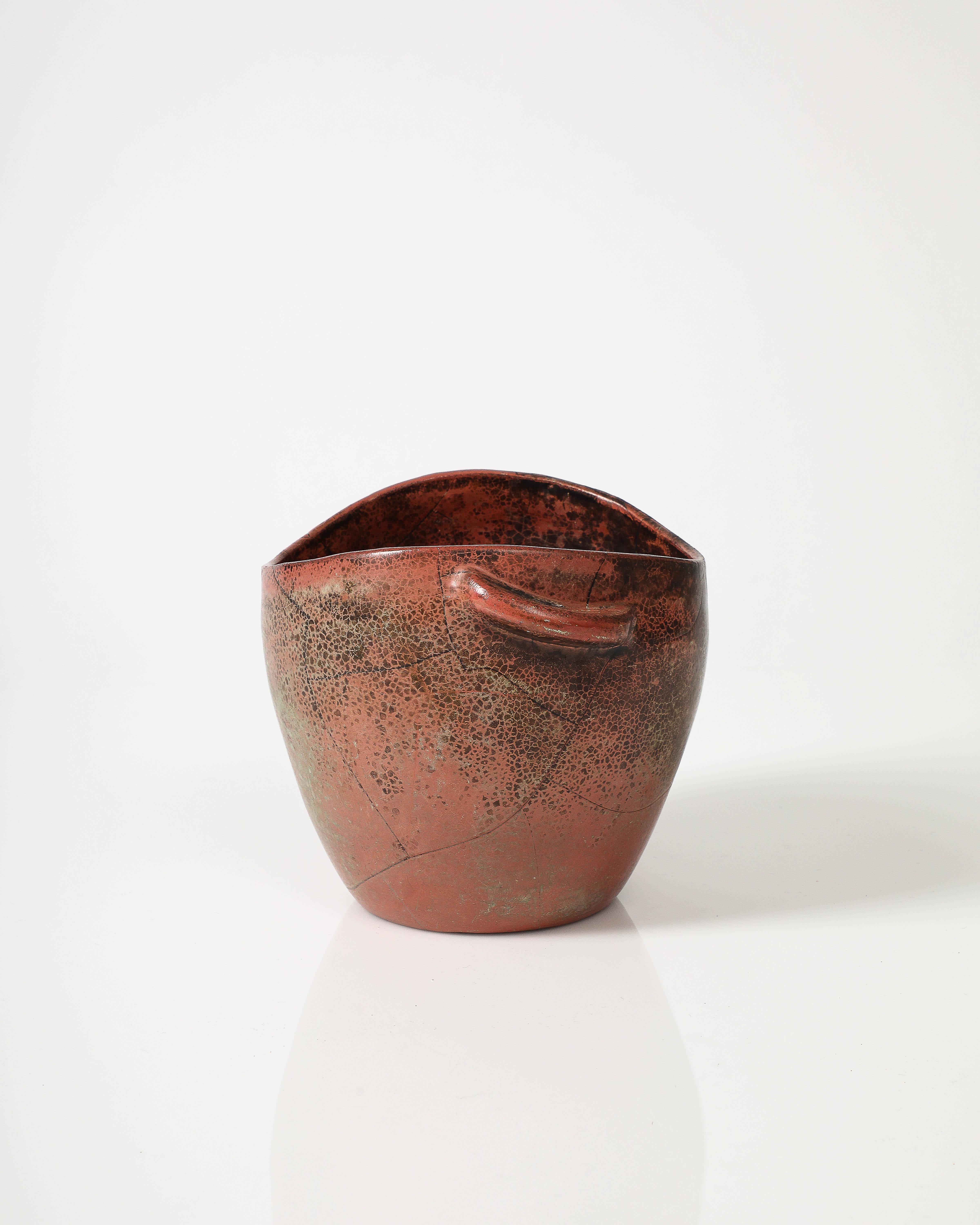 Mid-20th Century Glazed Ceramic Bowl by Paul Dresler, Germany, c. 1940 For Sale