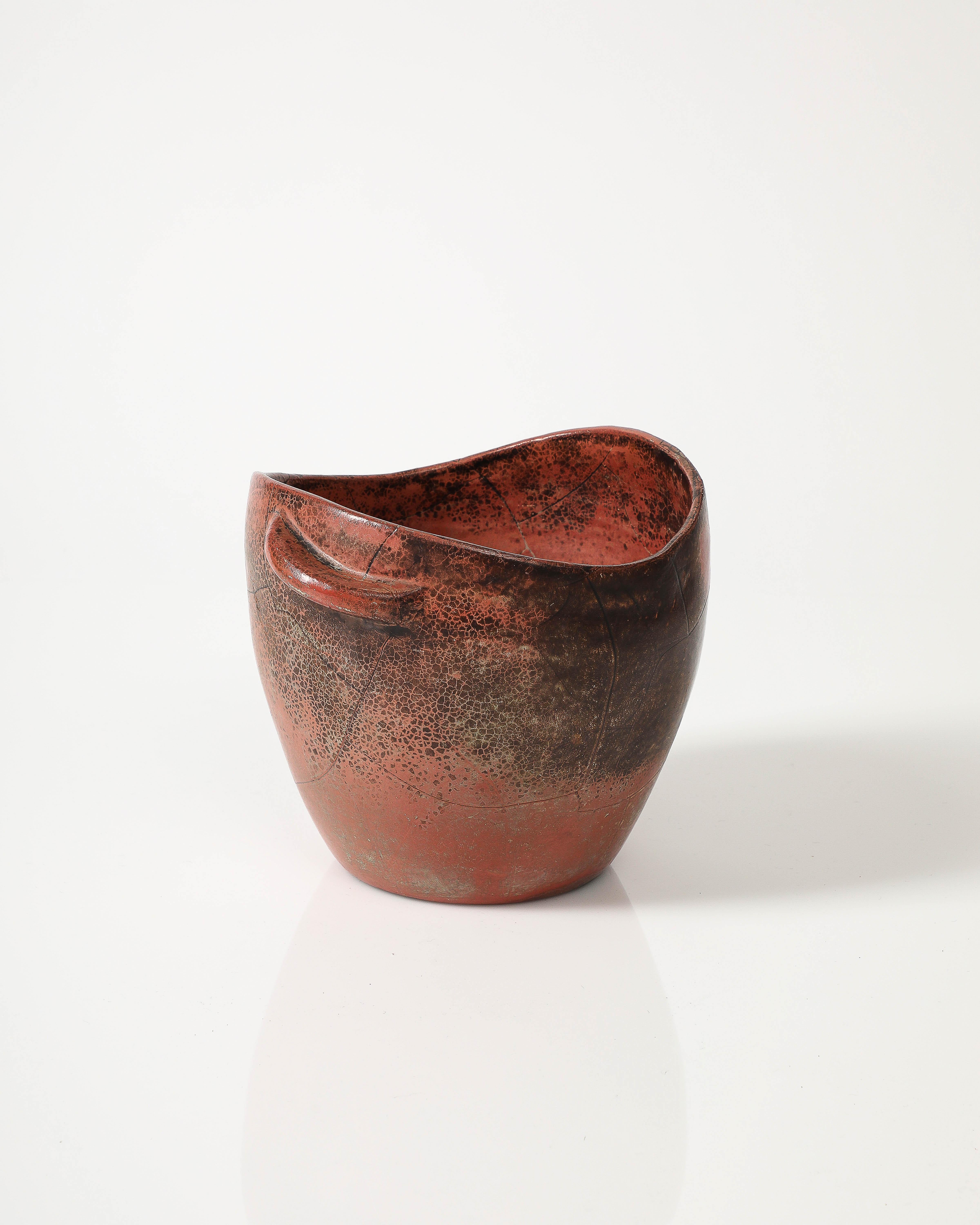 Glazed Ceramic Bowl by Paul Dresler, Germany, c. 1940 For Sale 2
