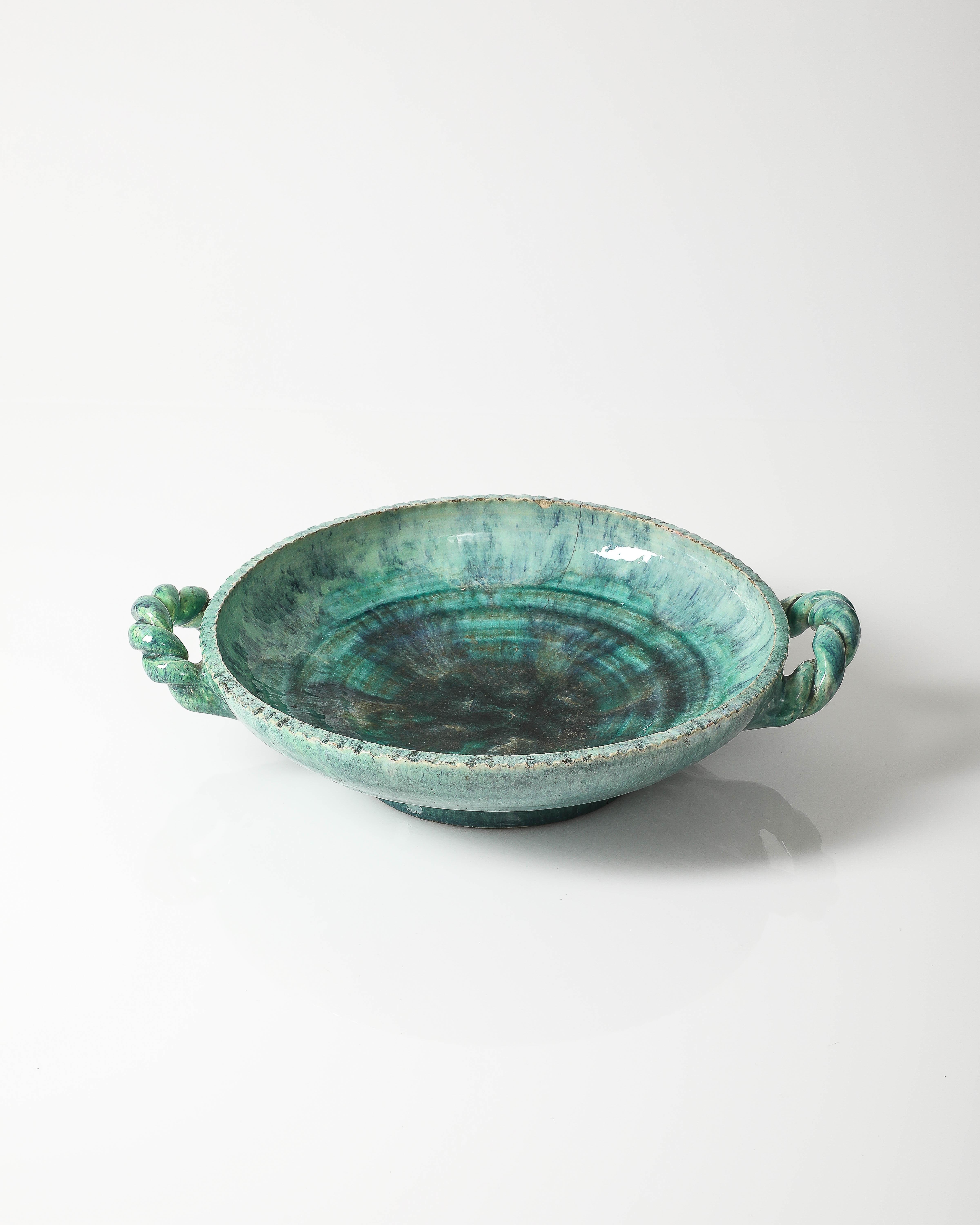 Glazed Ceramic Bowl, France, c. 1970 5