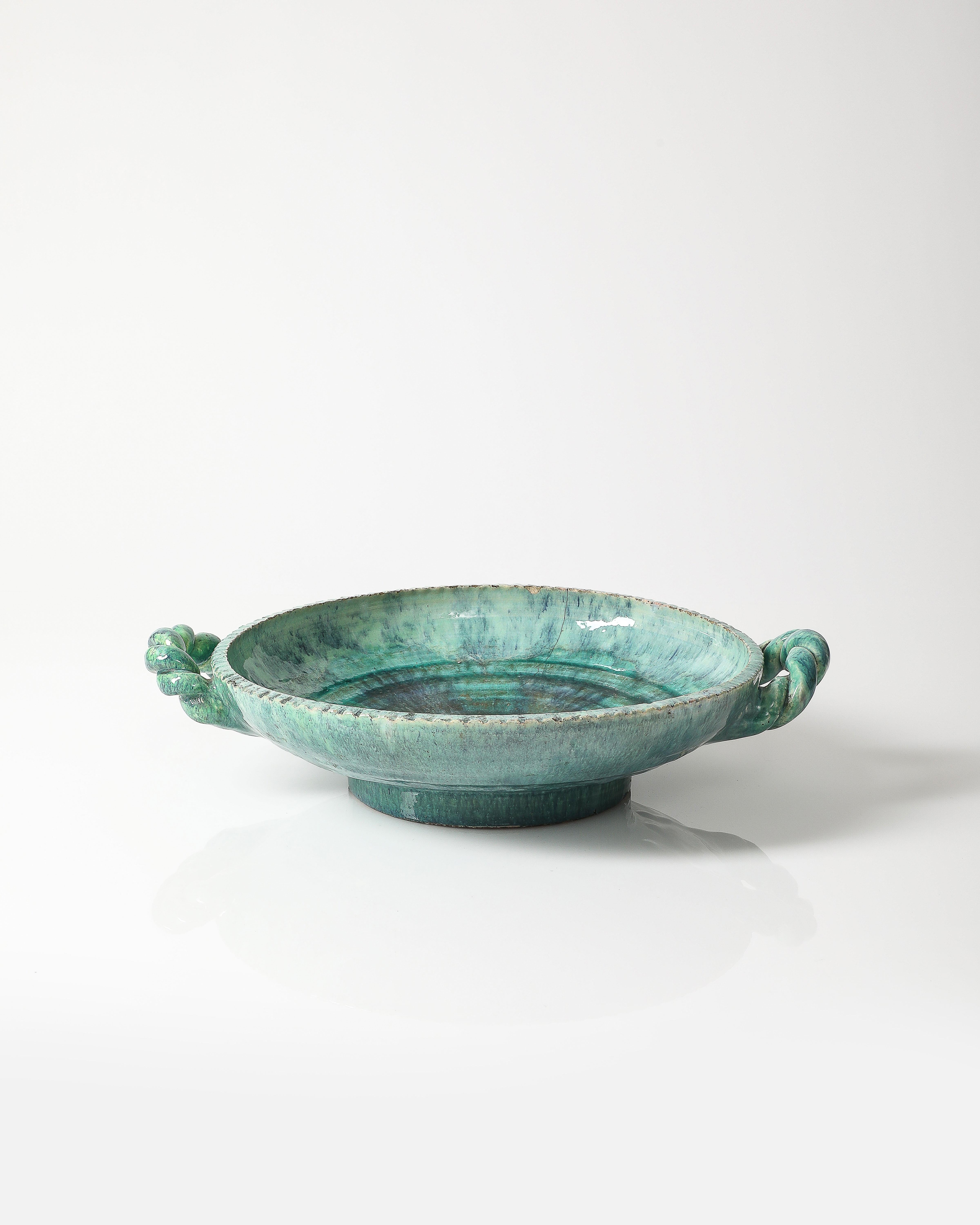 Glazed Ceramic Bowl, France, c. 1970 6