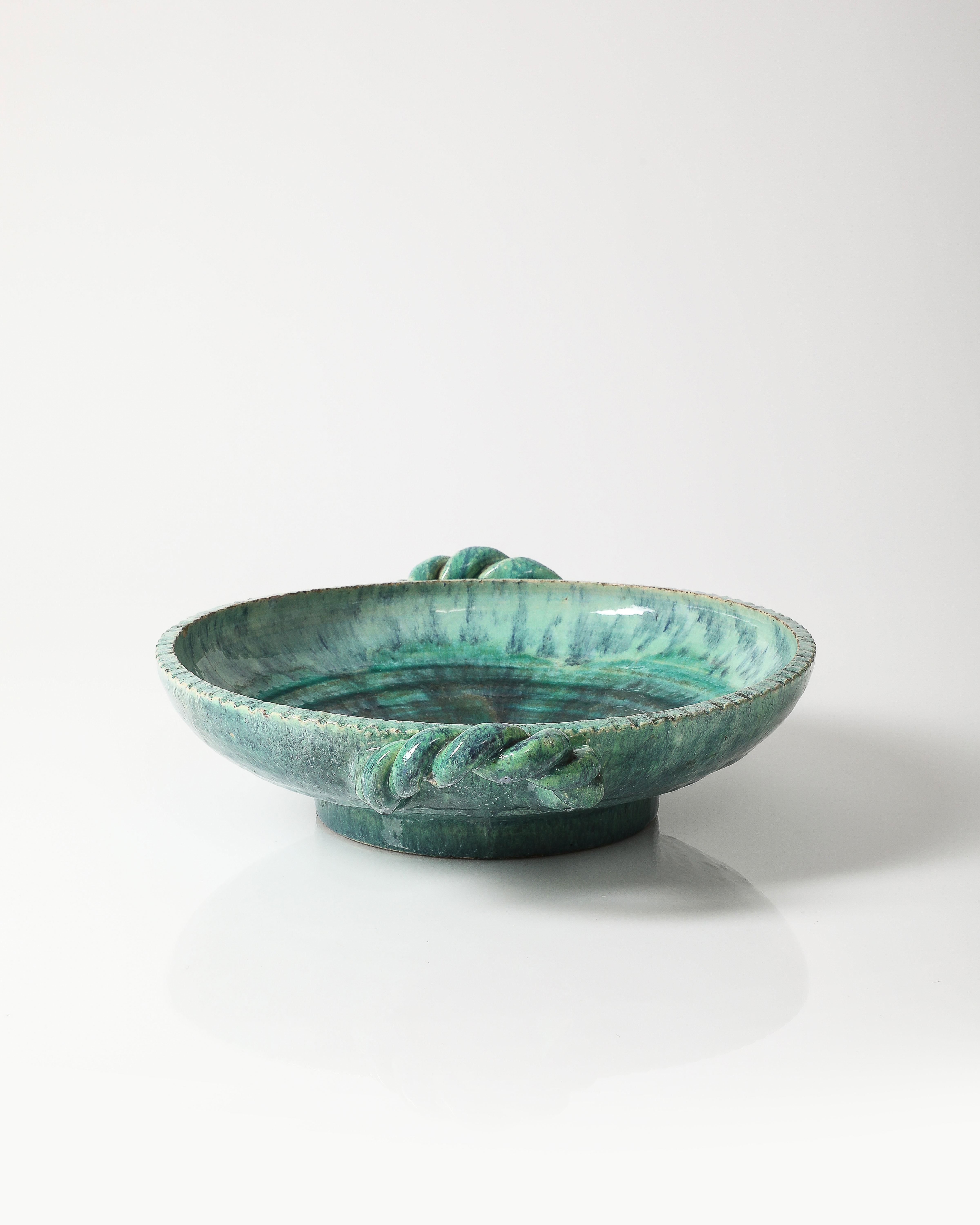Glazed Ceramic Bowl, France, c. 1970 7