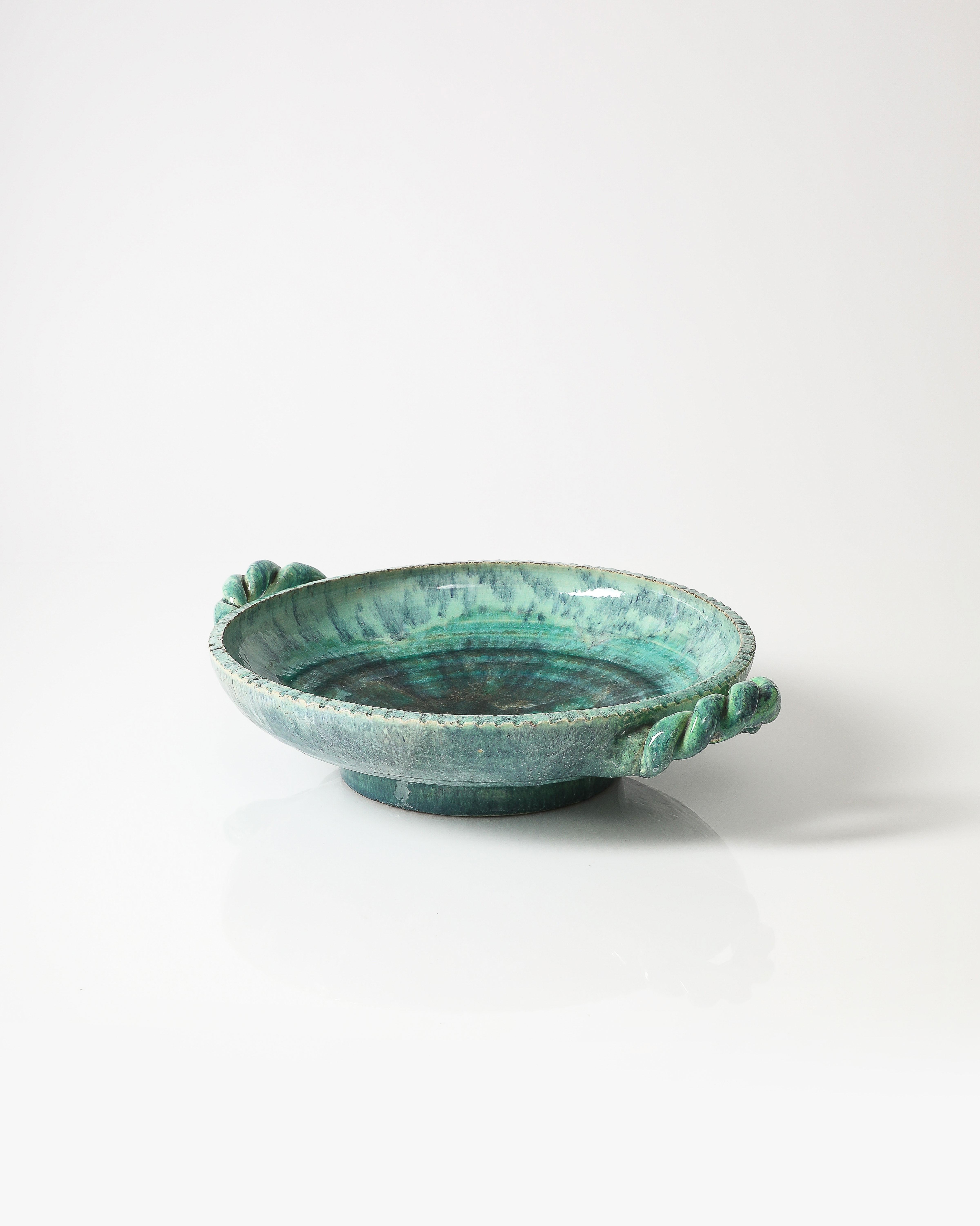 Glazed Ceramic Bowl, France, c. 1970 8