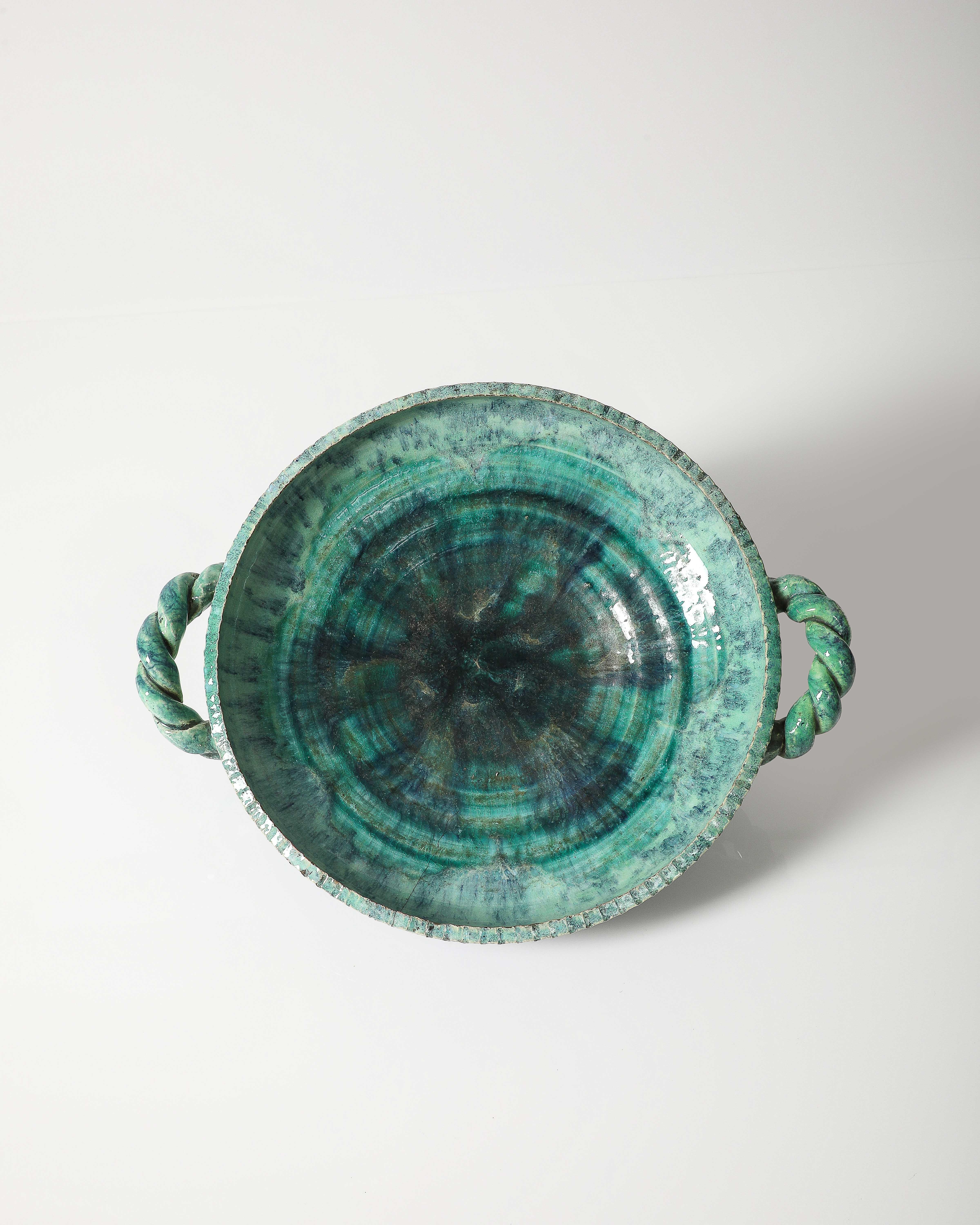 Glazed Ceramic Bowl, France, c. 1970 9