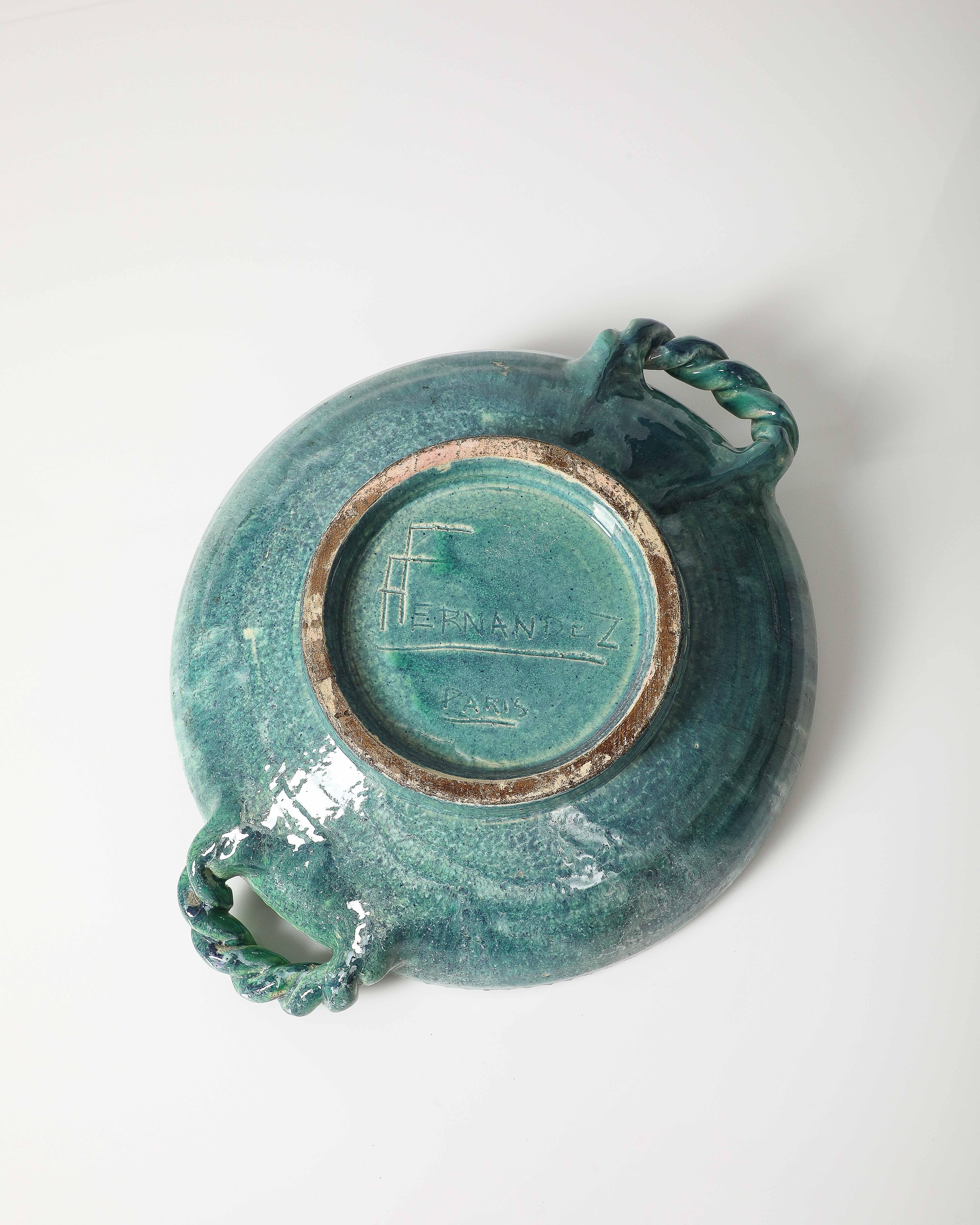 Glazed Ceramic Bowl, France, c. 1970 13