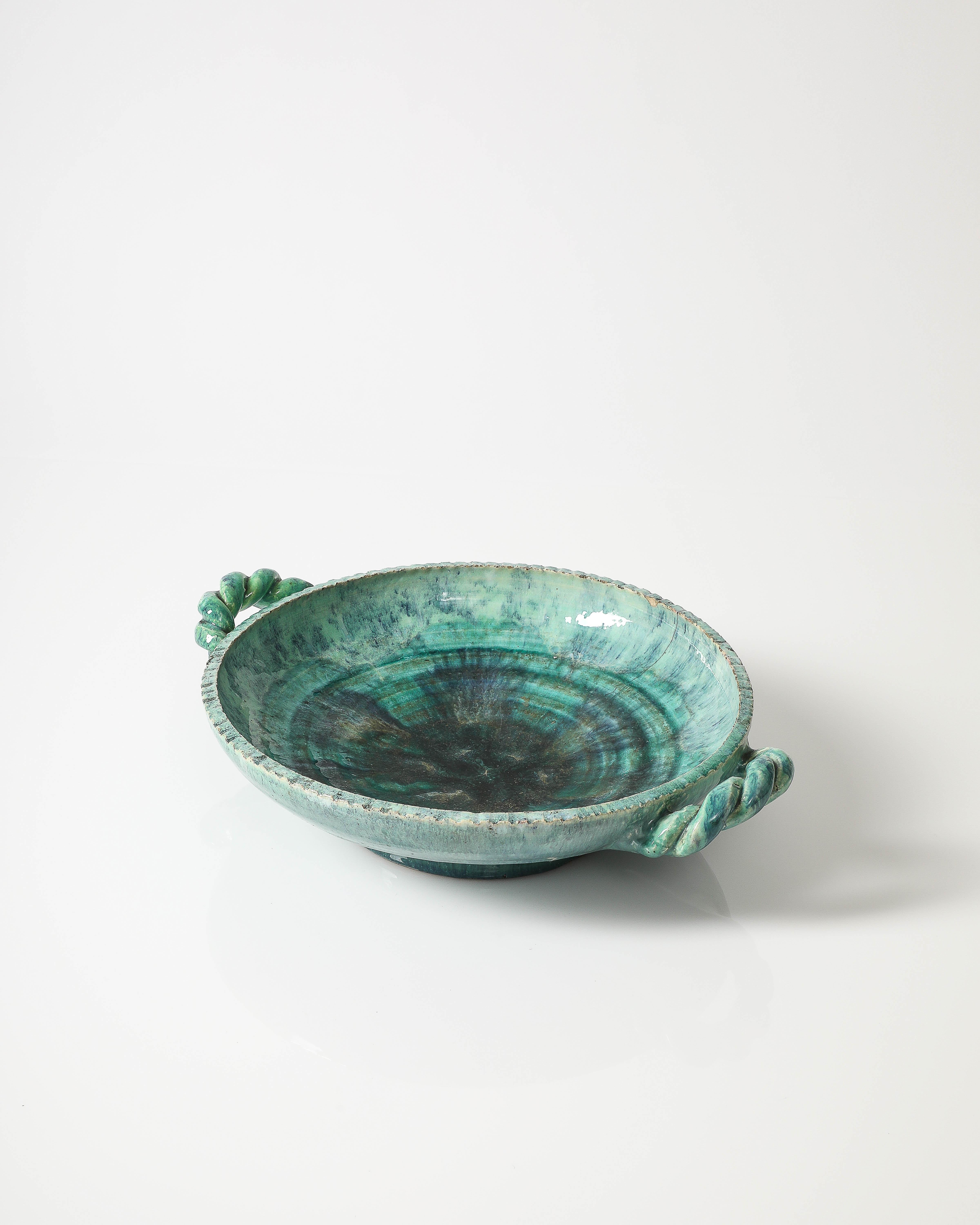 Glazed Ceramic Bowl, France, c. 1970 4