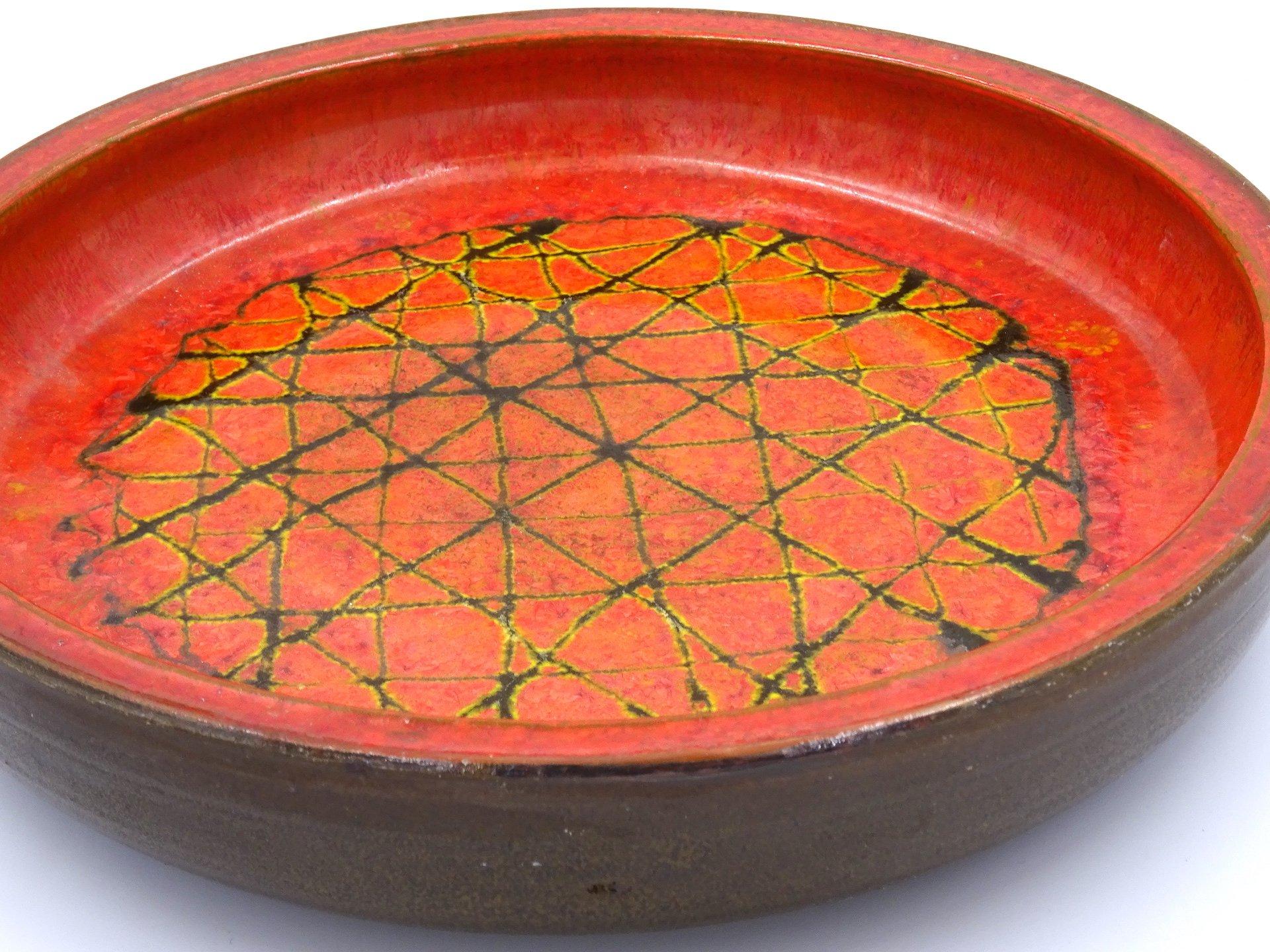Glazed Ceramic Bowls by Alessio Tasca, 1970s, Set of 7 For Sale 1