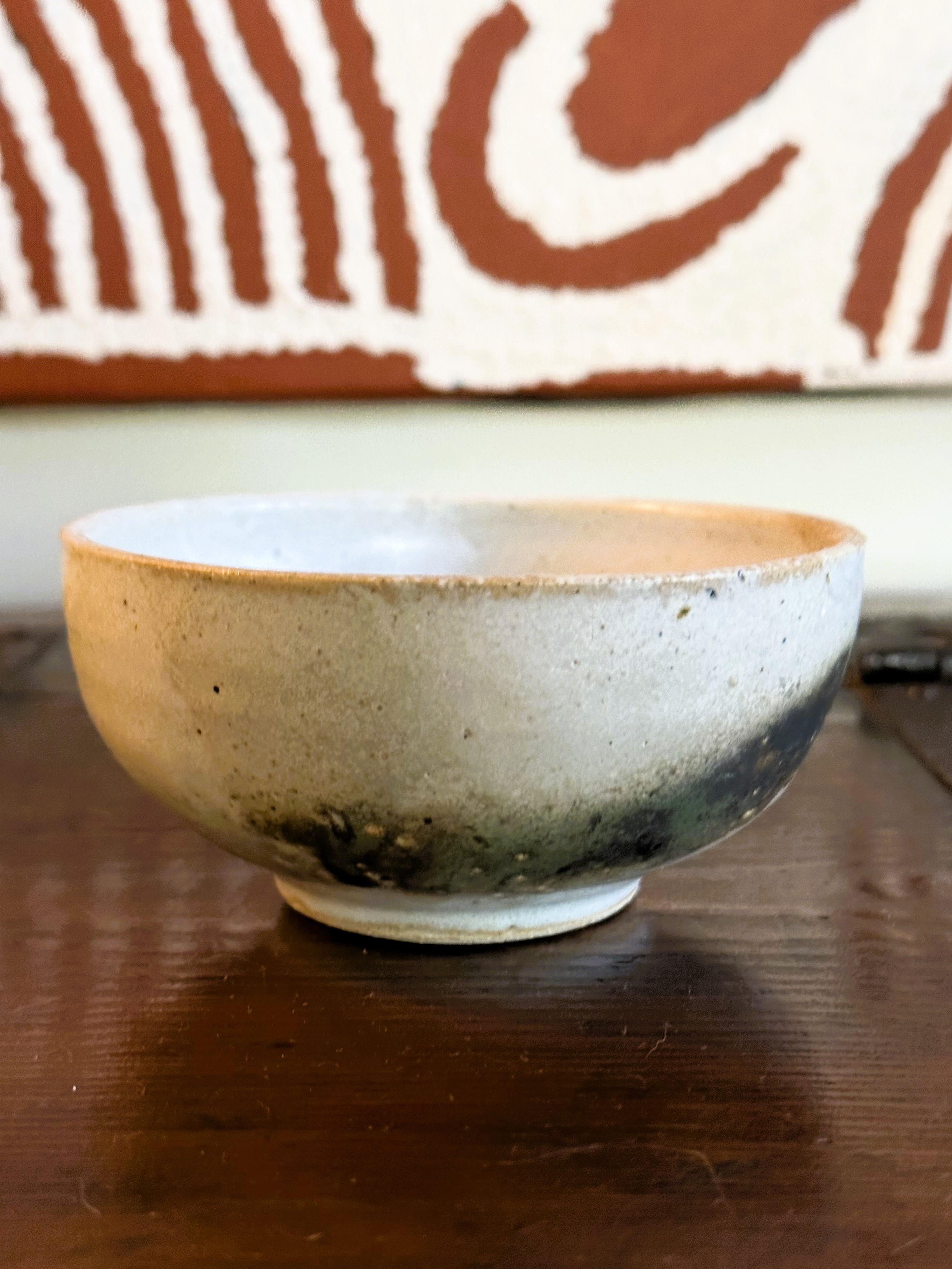 Glazed Ceramic Chawan Tea Bowl by Toshiko Takaezu For Sale 4