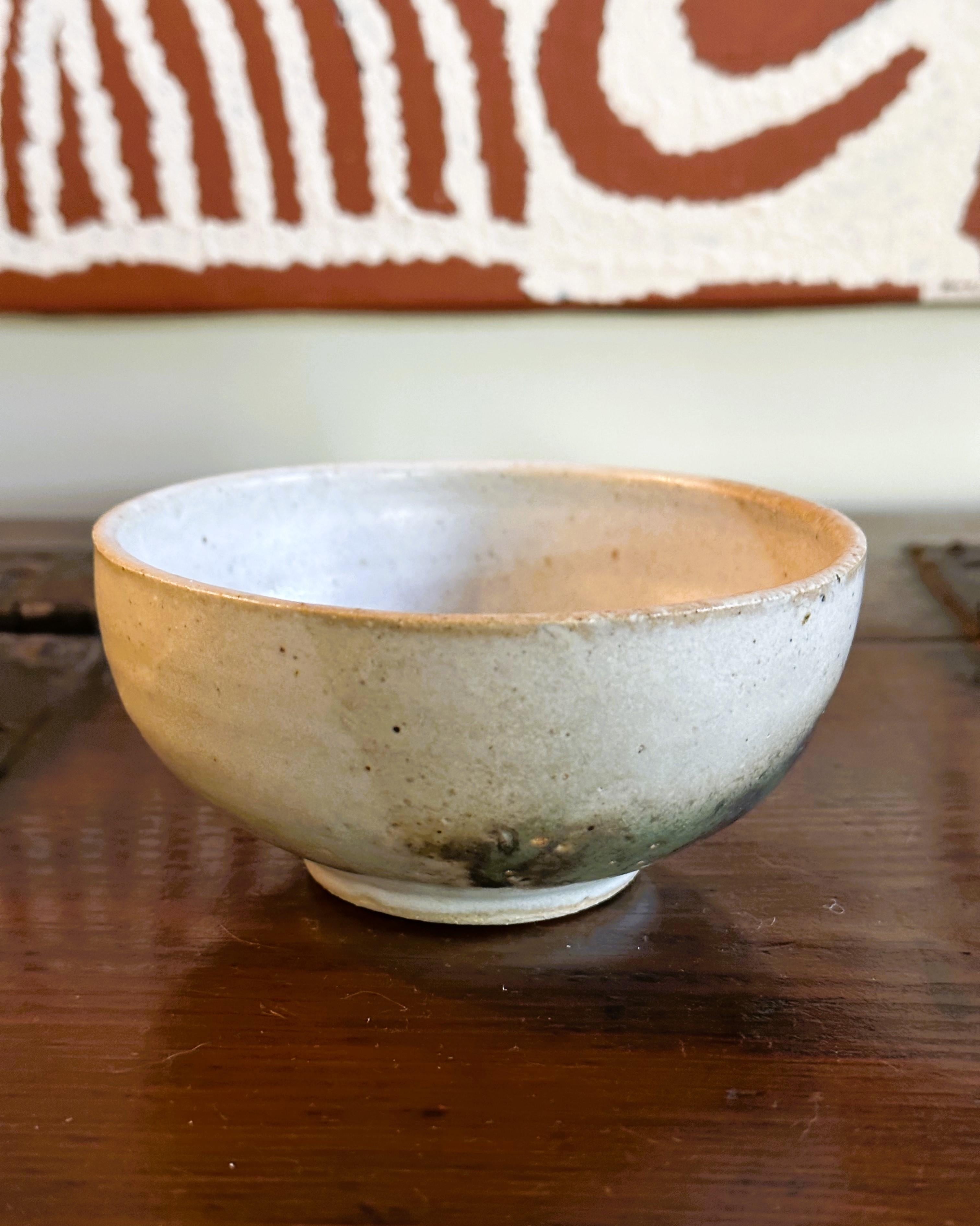 Glazed Ceramic Chawan Tea Bowl by Toshiko Takaezu For Sale 6