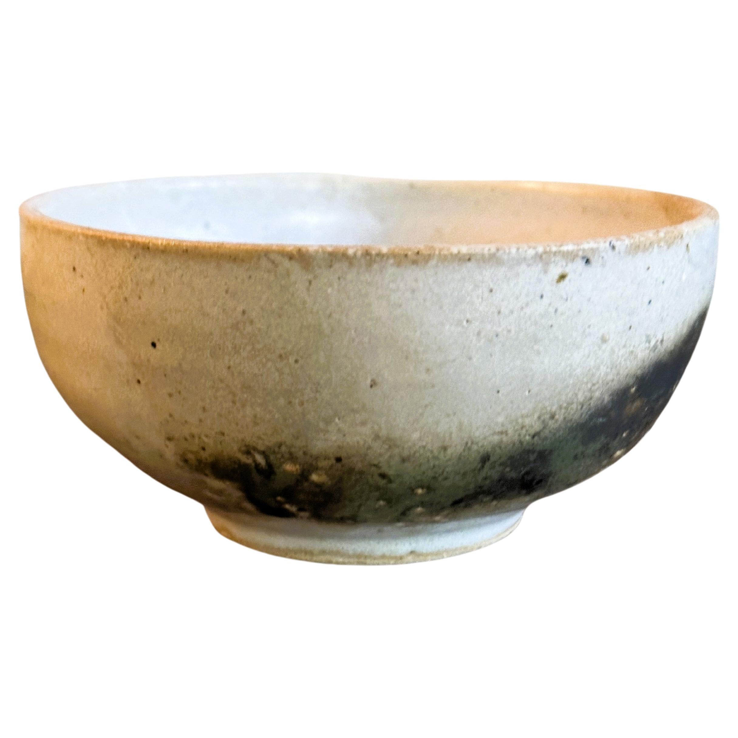 Chawan-Teeschale aus glasierter Keramik von Toshiko Takaezu im Angebot