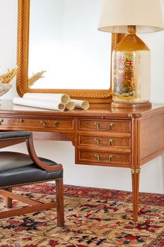 Glazed Ceramic Crock Lamp with English Royal Coat of Arms