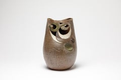 Vase aus glasierter Keramik von Georges Martin, ca. 1970-1980.