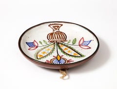 Glazed Ceramic Decorative Plate, Greece, 20th C