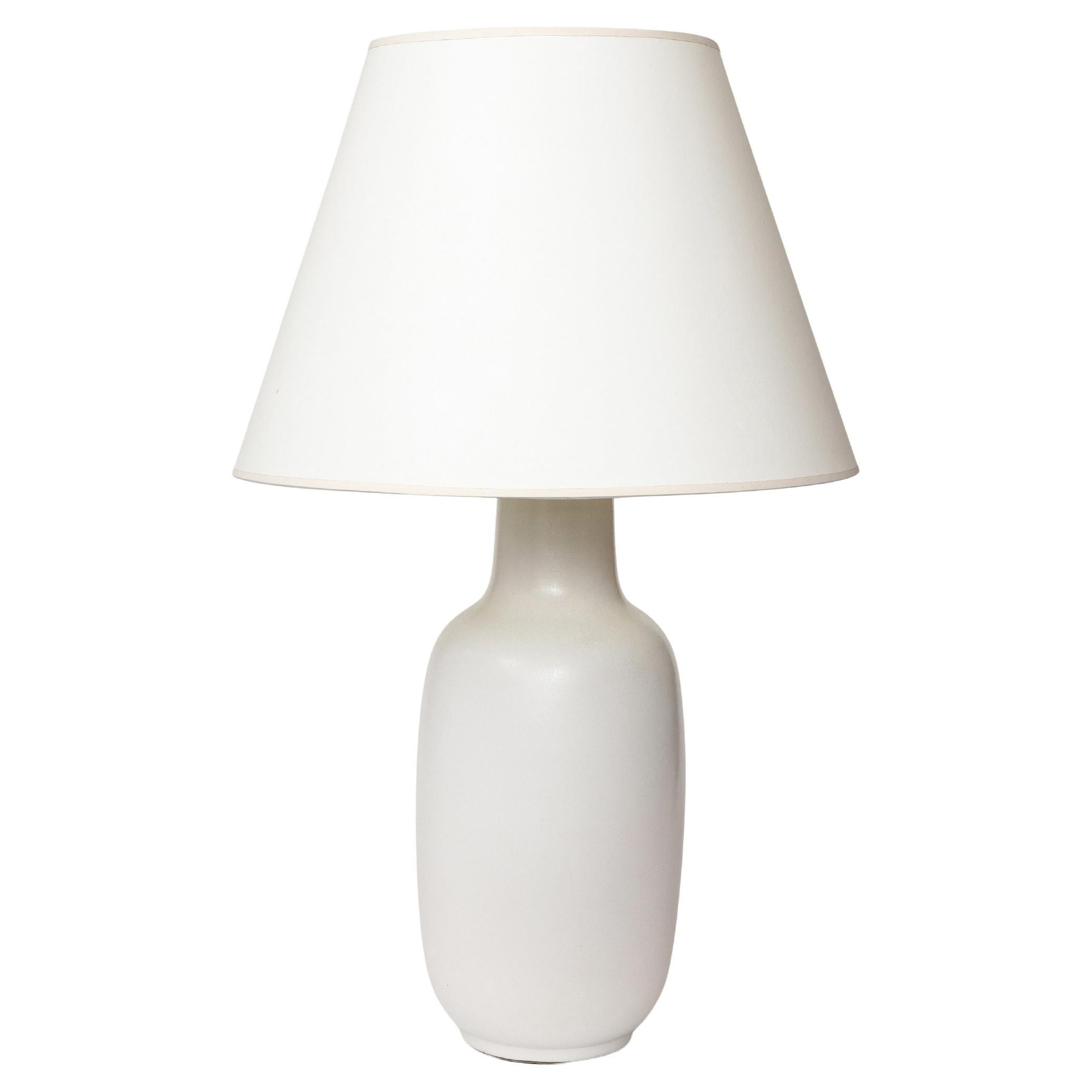 Lampada da tavolo Design Technics in ceramica smaltata di Lee Rosen, Stati Uniti, 1950 ca.