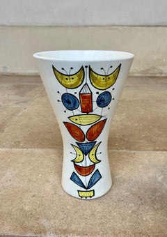 Vaso "Diabolo" in ceramica smaltata Roger Capron, Vallauris.