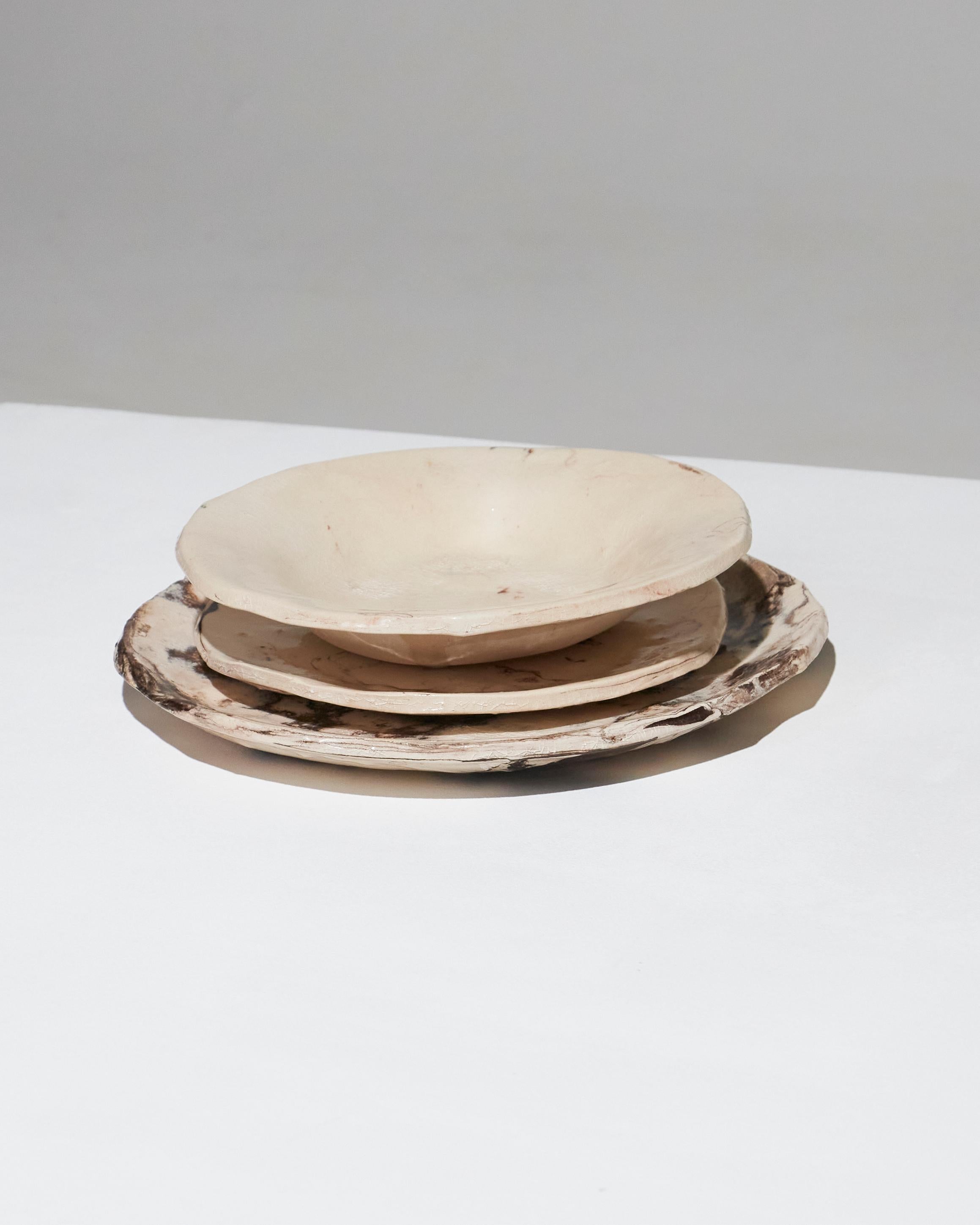 XXIe siècle et contemporain Ensemble de vaisselle céramique émaillée en vente