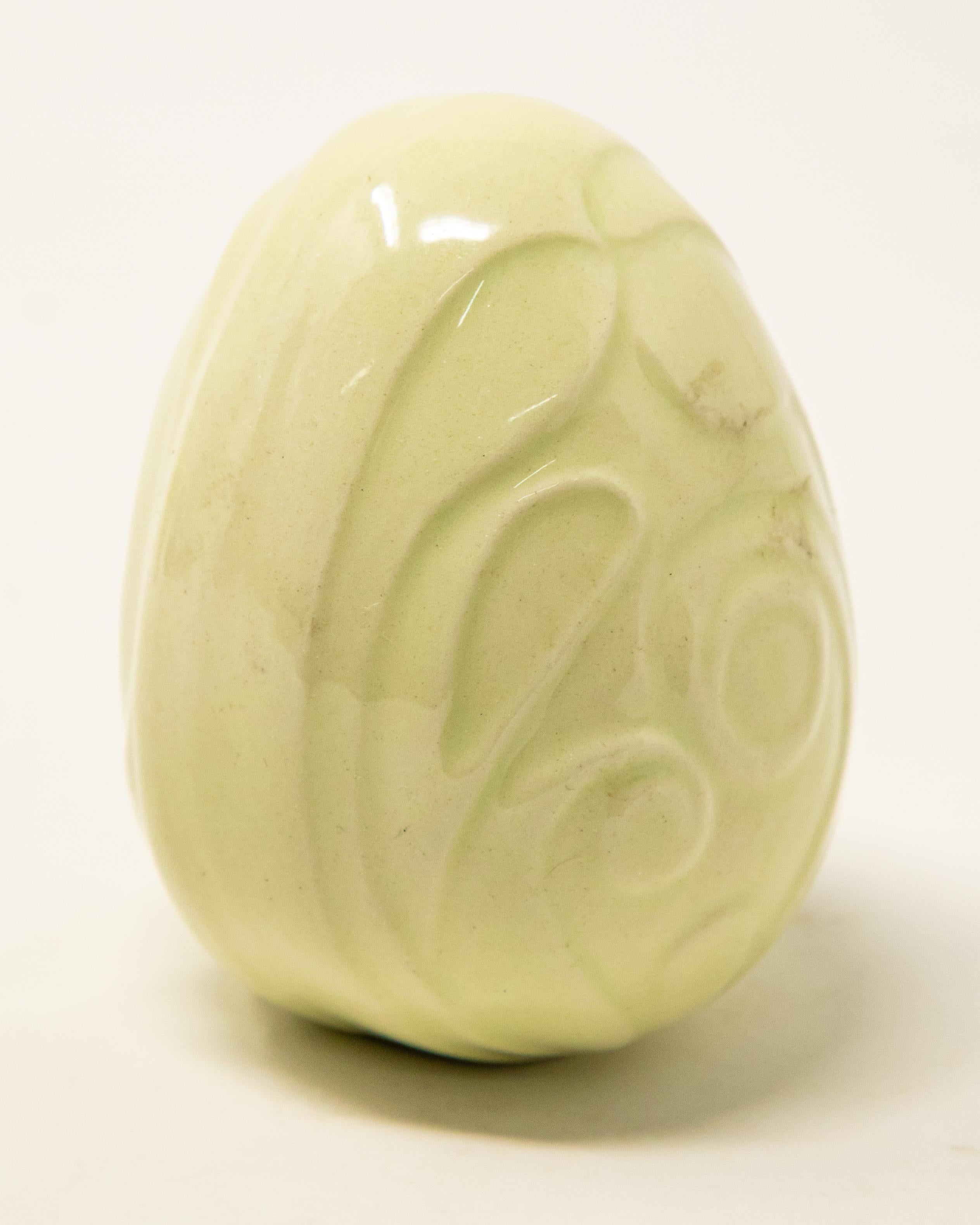 20th Century Glazed Ceramic Eggs For Sale