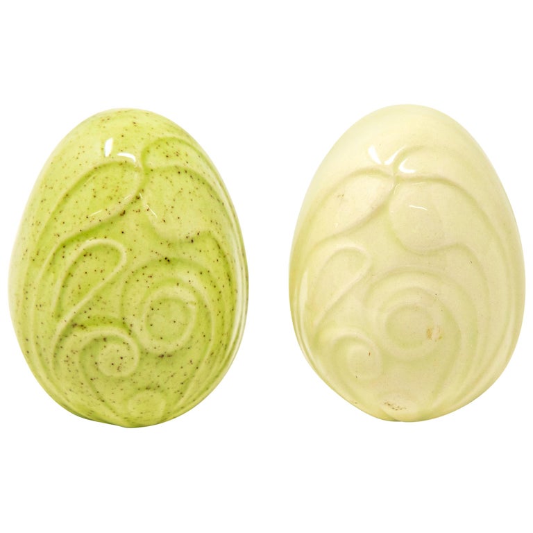 Glazed Ceramic Eggs For Sale at 1stDibs