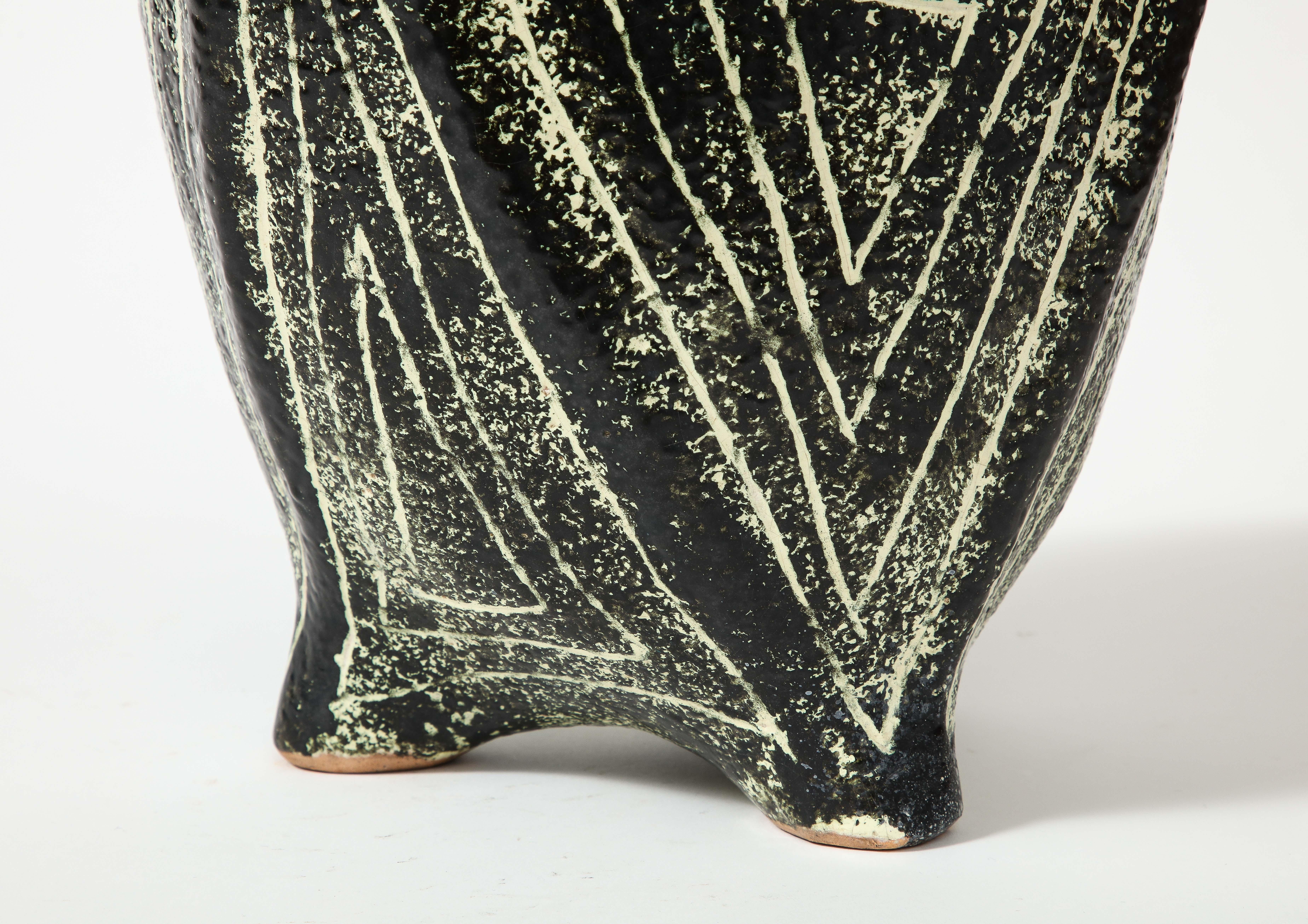 Glazed Ceramic Floor Vase, Hungary, c. 1970 For Sale 6