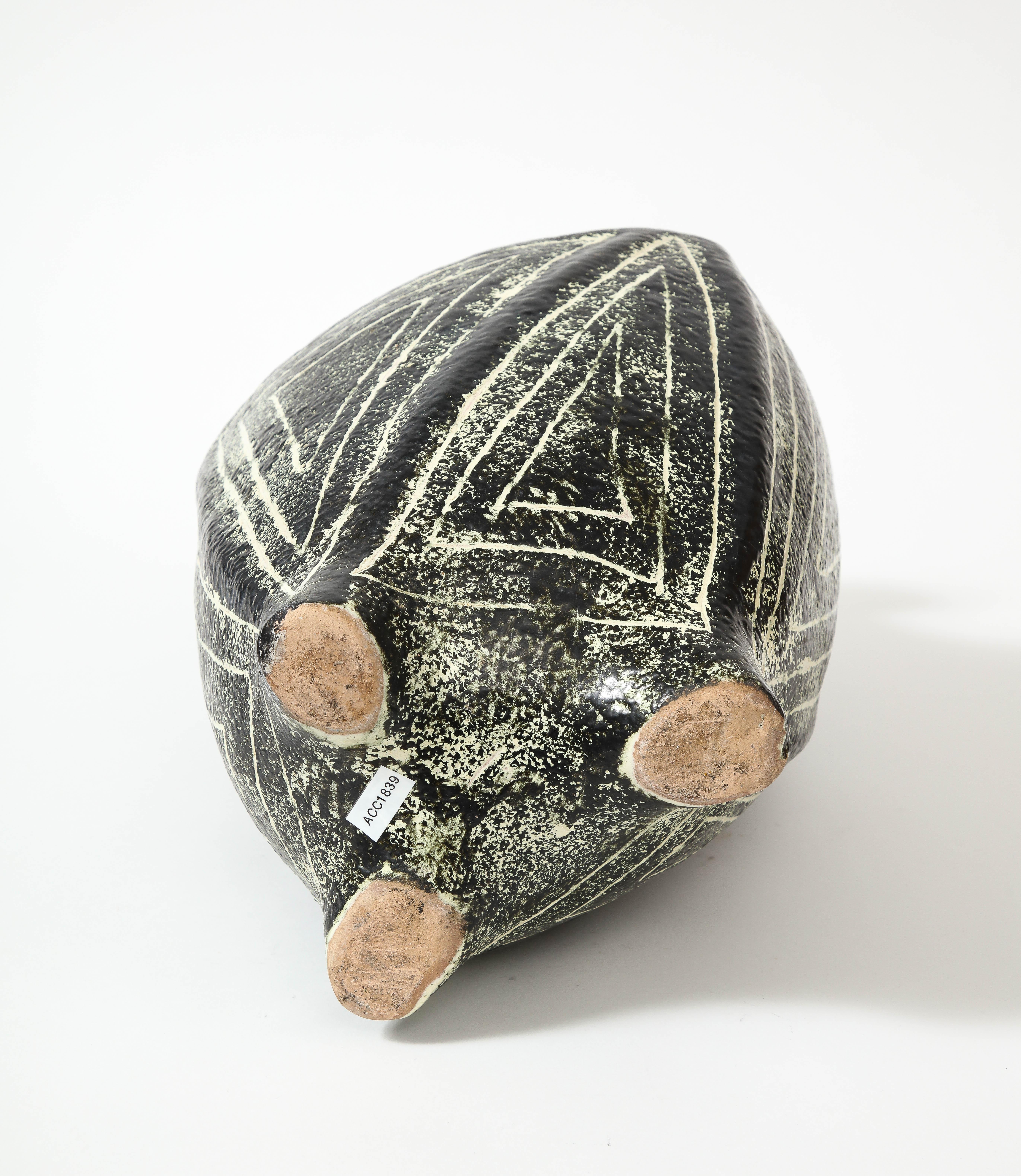 Glazed Ceramic Floor Vase, Hungary, c. 1970 For Sale 7