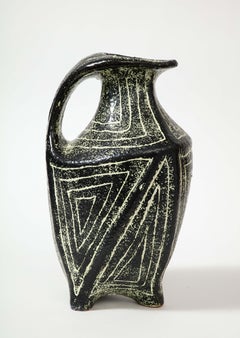 Glazed Ceramic Floor Vase, Hungary, c. 1970