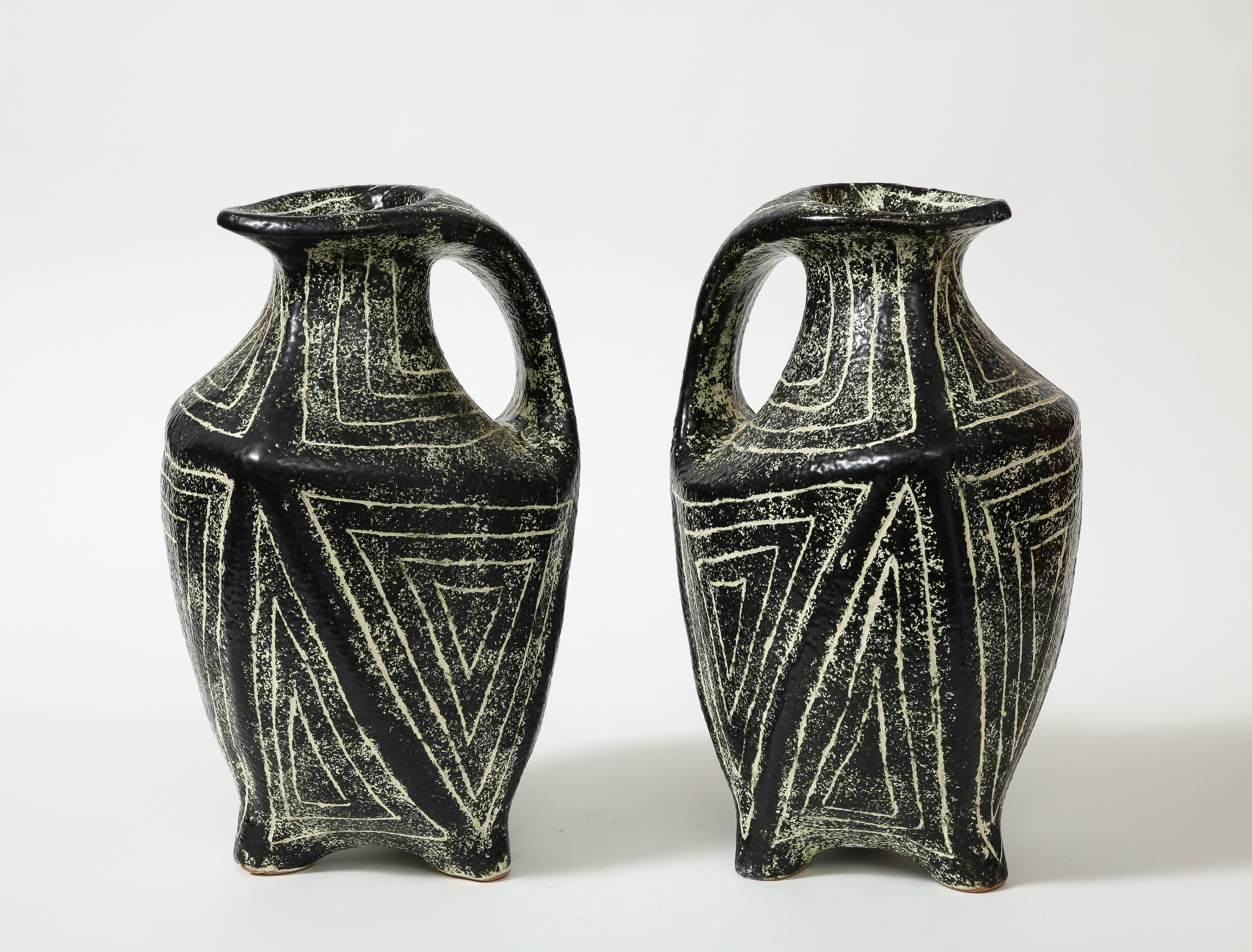 Glazed Ceramic Floor Vase, Hungary, c. 1970 For Sale 2