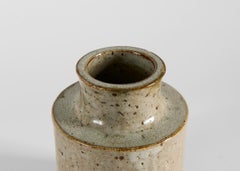 Grau glasierte Keramikvase, Marianne Westman für Rorstrand, Schweden, 1960er Jahre