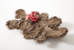 Glazed Ceramic "Leaf Tray"