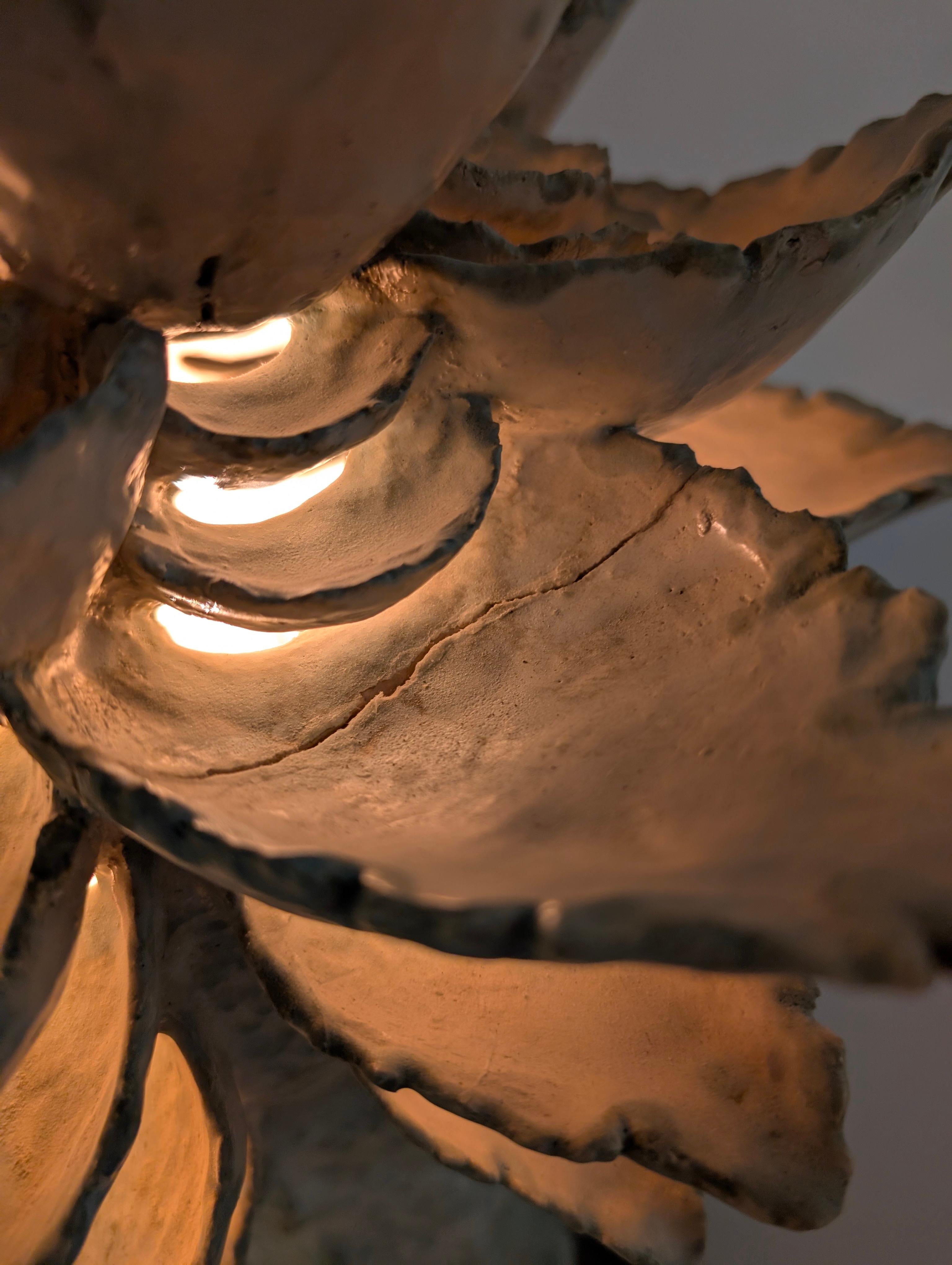 Escultura luminosa de cerámica esmaltada de Birthe Aksby, Dinamarca, 1970 en venta 9