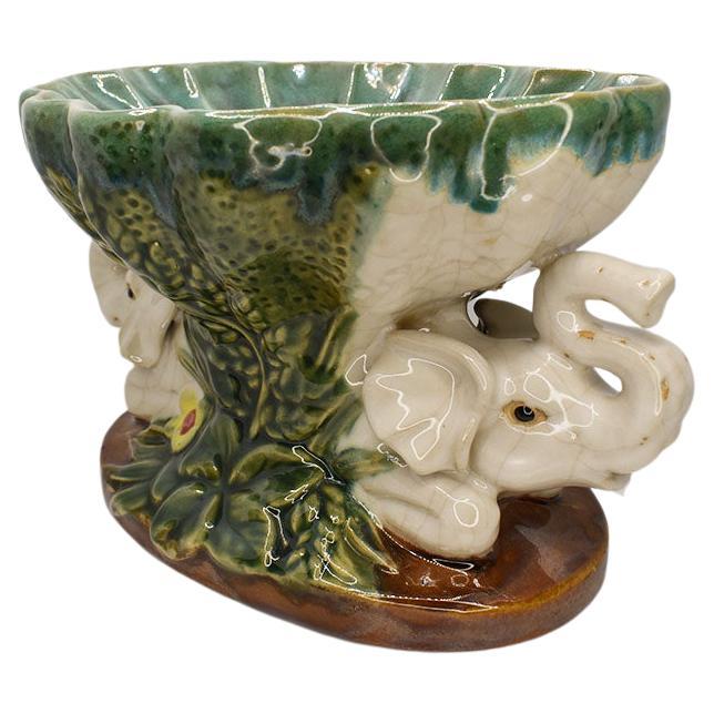 majolica elephant