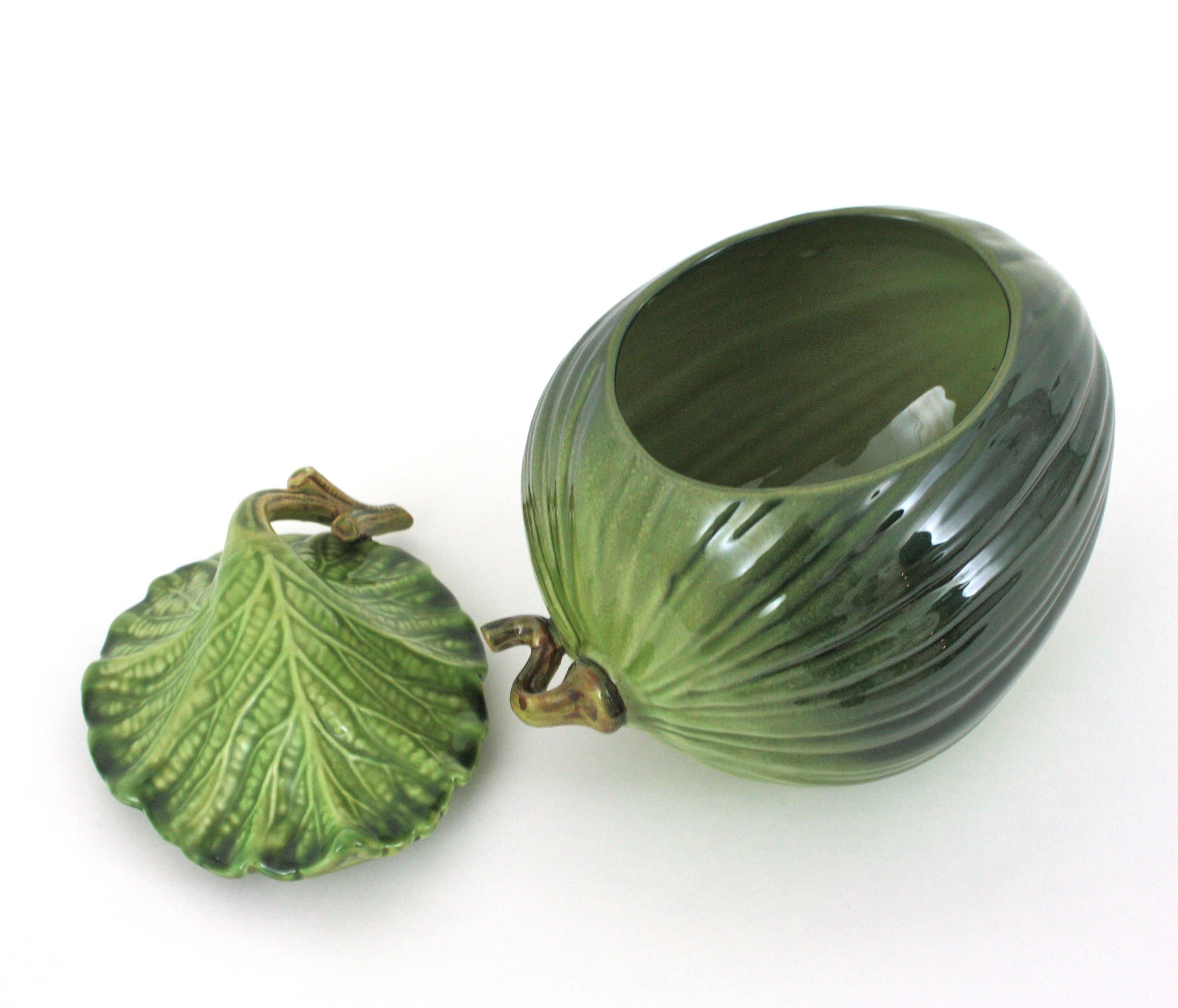 Set di servitori per meloni in ceramica smaltata, Italia 1960 in vendita 8