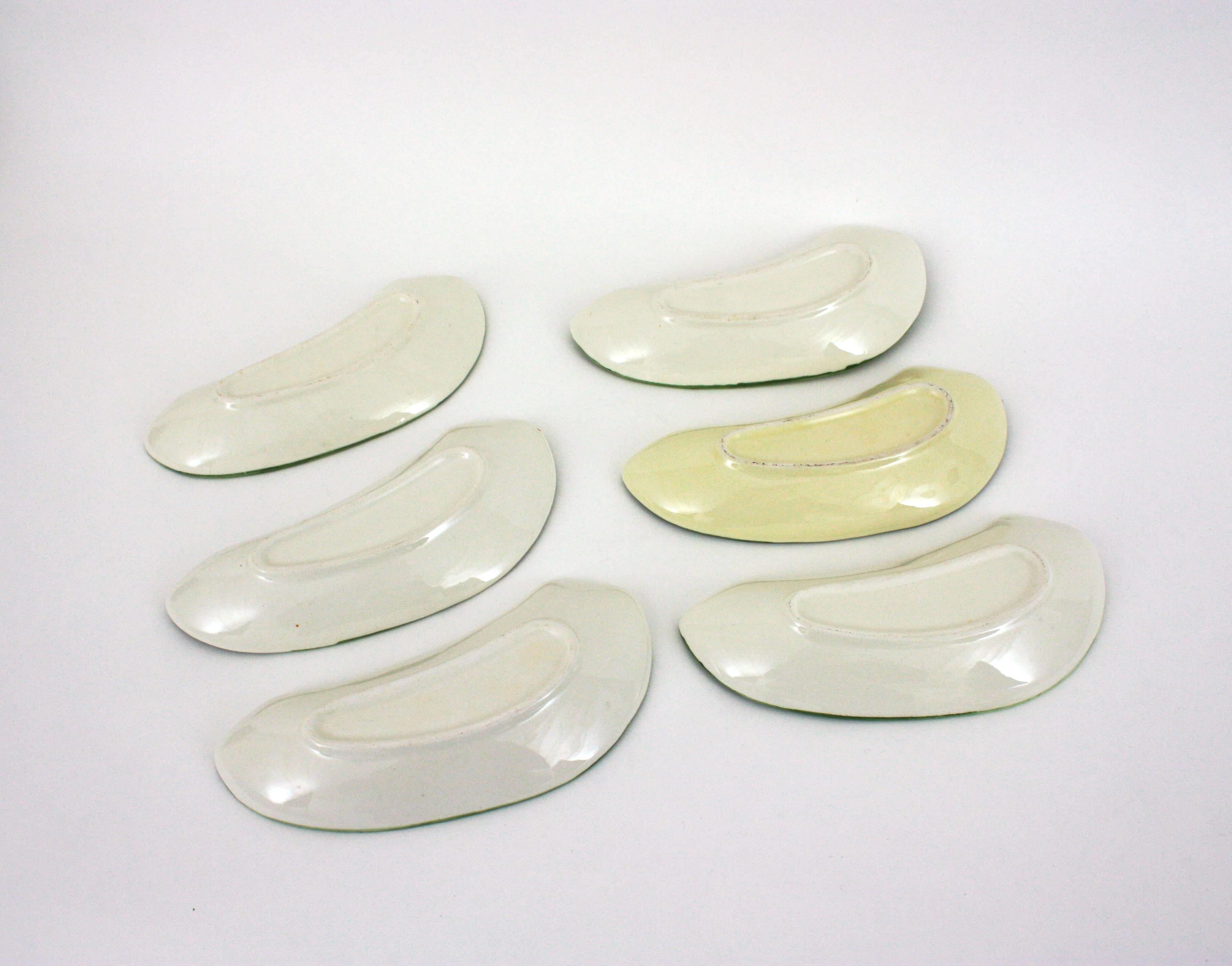 Set di servitori per meloni in ceramica smaltata, Italia 1960 in vendita 9