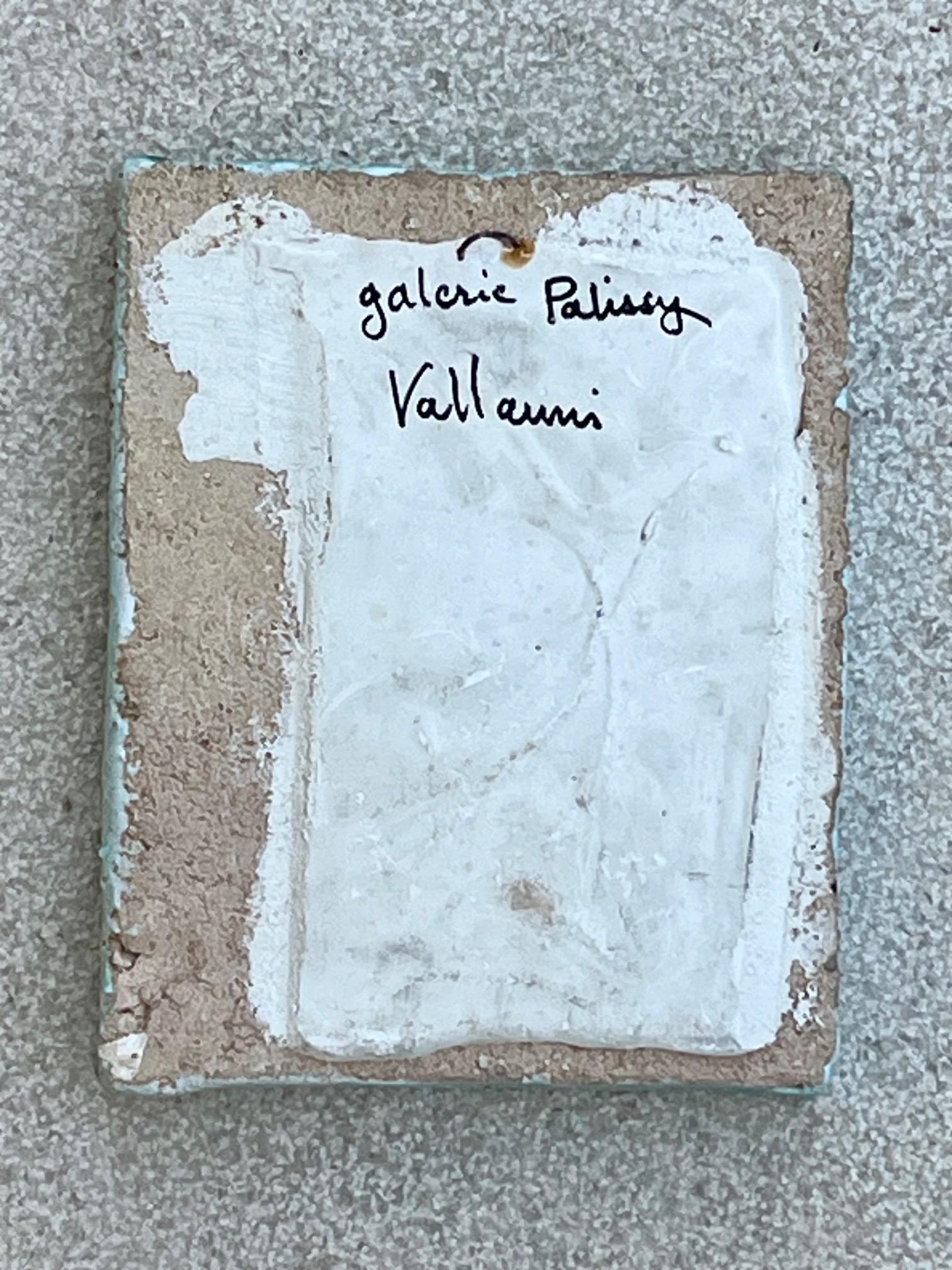 Metà XX secolo Specchio in ceramica smaltata, Galerie Palissy AM anni '60 in vendita