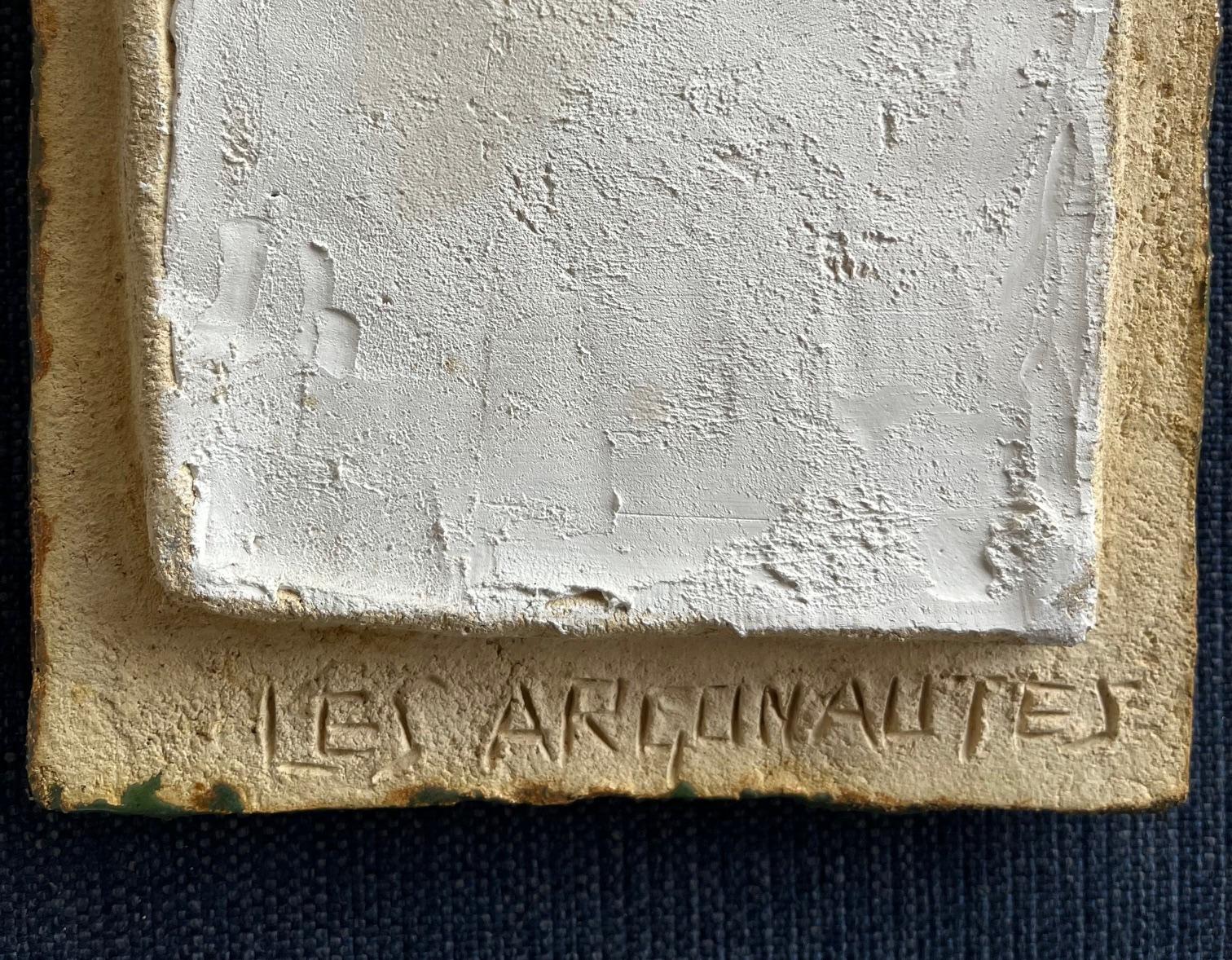 Miroir en céramique émaillée, Les Argonautes, Vallauris, vers 1965 en vente 4