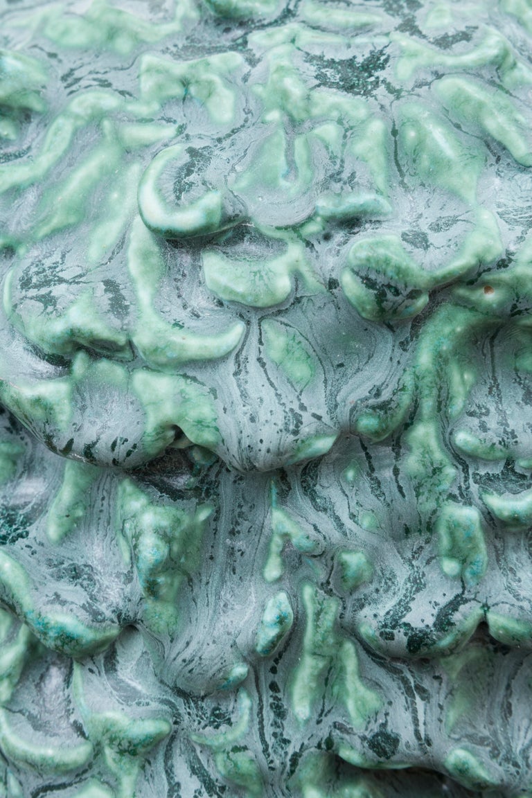 Glazed Ceramic Pendant Light by Ellen Pong For Sale at 1stDibs