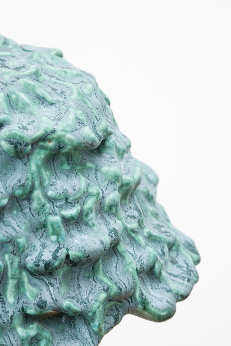 Glazed Ceramic Pendant Light by Ellen Pong For Sale at 1stDibs