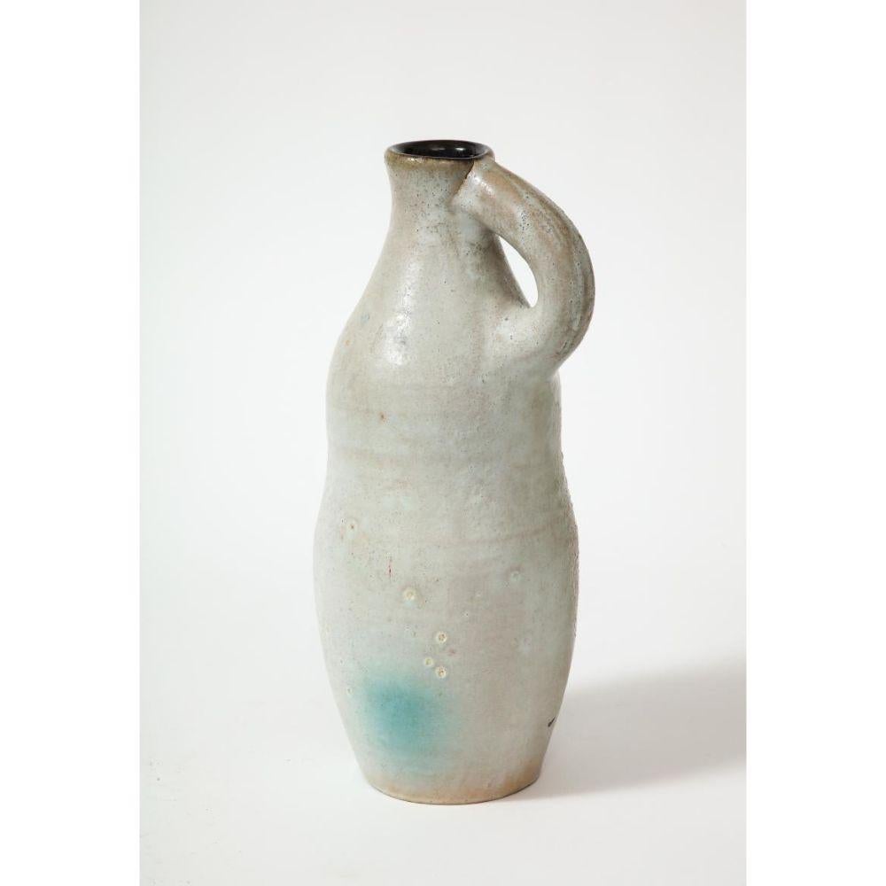 Glazed Ceramic Pitcher, 20th Century In Excellent Condition For Sale In New York City, NY