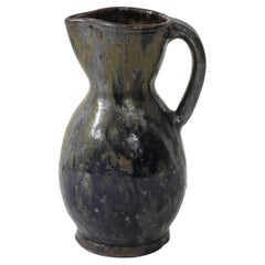 Jarra de cerámica vidriada de Jean Talbot, Francia, c. 1940