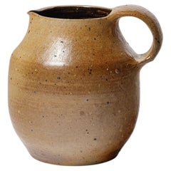 Brocca in ceramica smaltata di Yves Mohy, circa 1970.