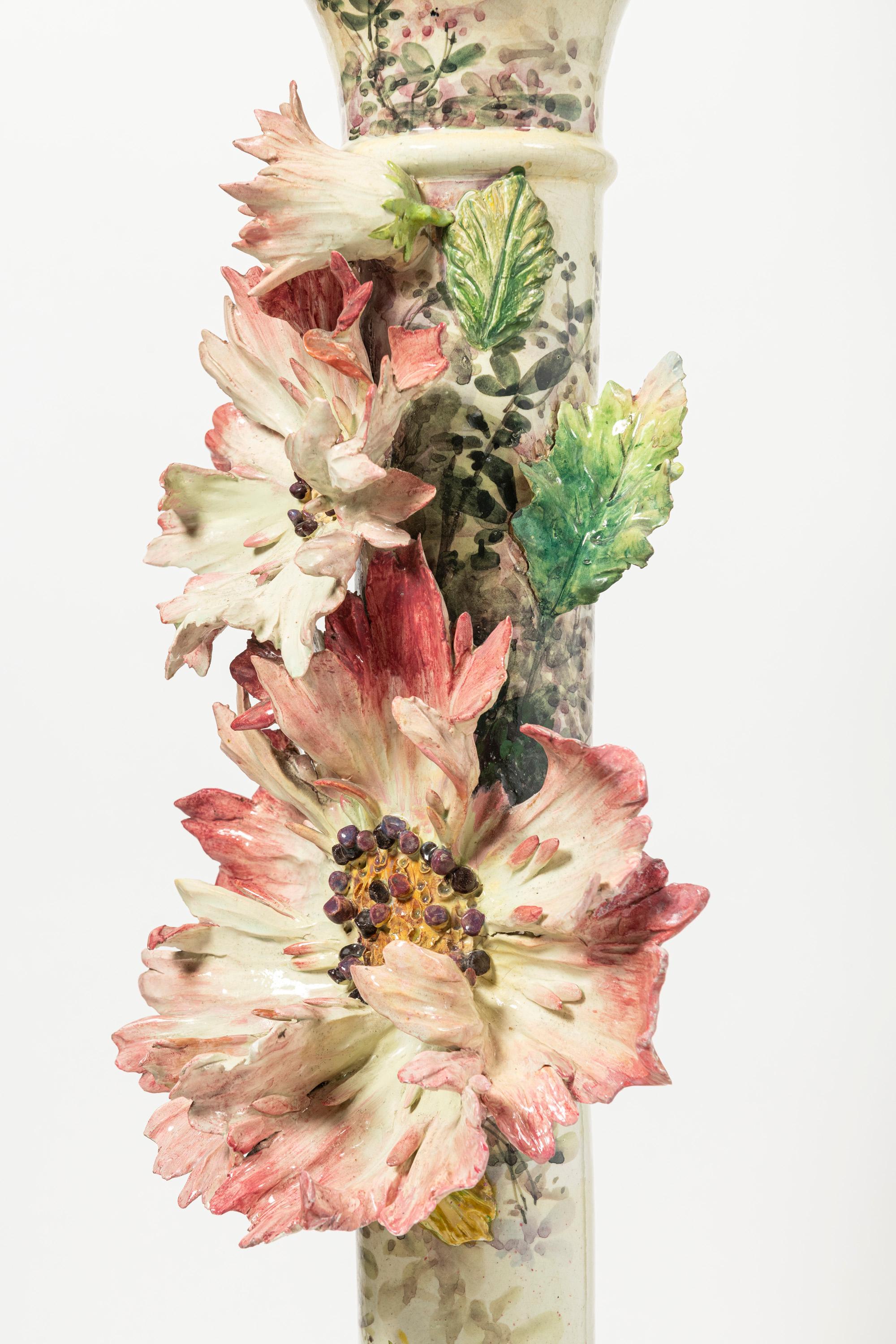 Jardinière en céramique émaillée, période Art nouveau, Italie, vers 1920. en vente 2